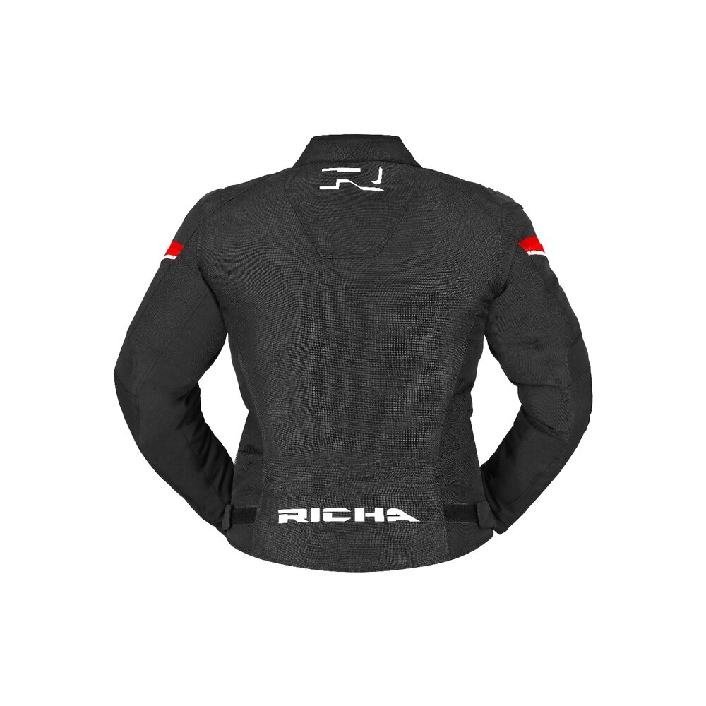 Richa-Gotham 3 WP Damen Textiljacke schwarz/rot XS-0000882999033007