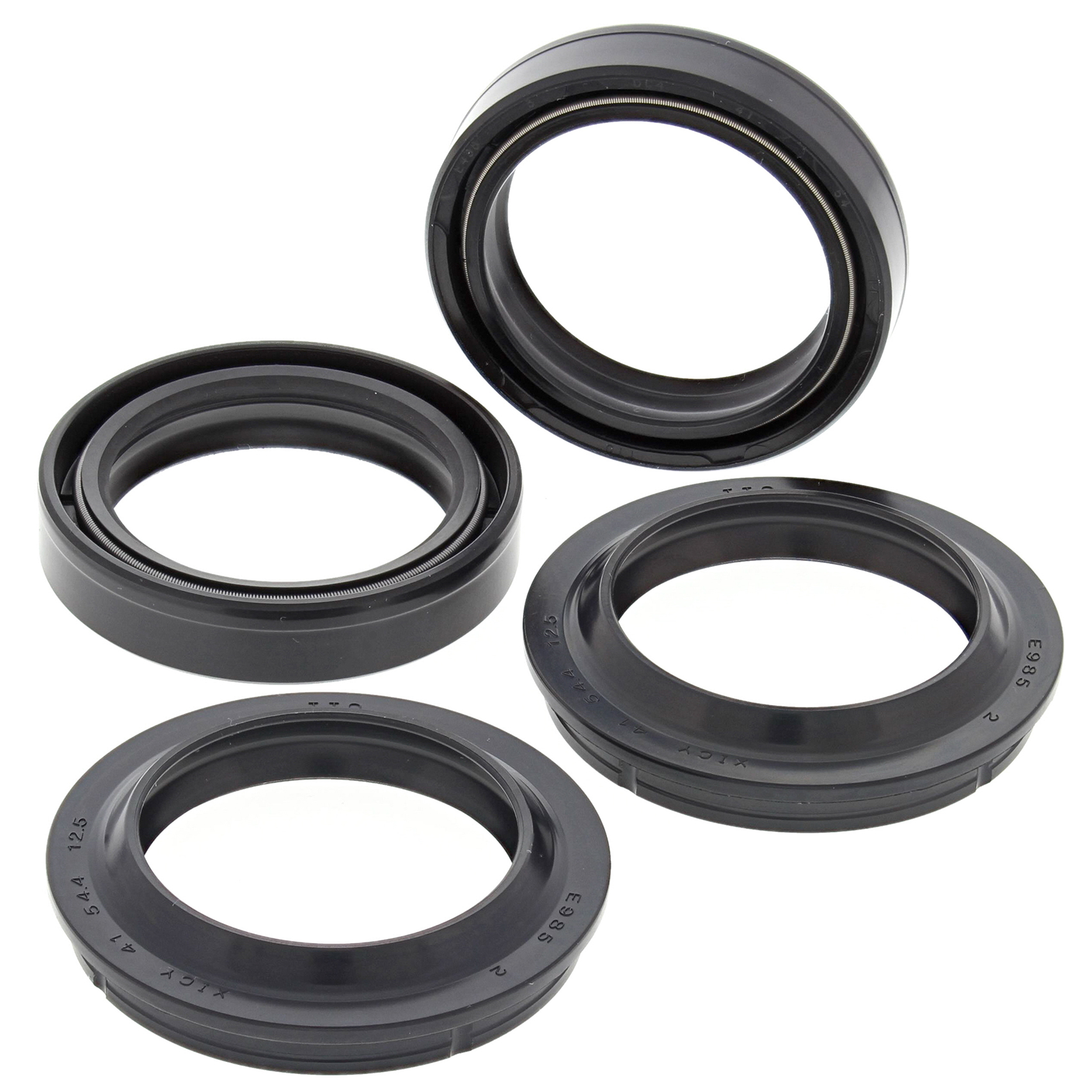 All-Balls Racing Gabelsimmerringe mit Staubkappen 56-132 41x54x11 mm - Motorradteile & Ersatzteile - Federung & Gabel