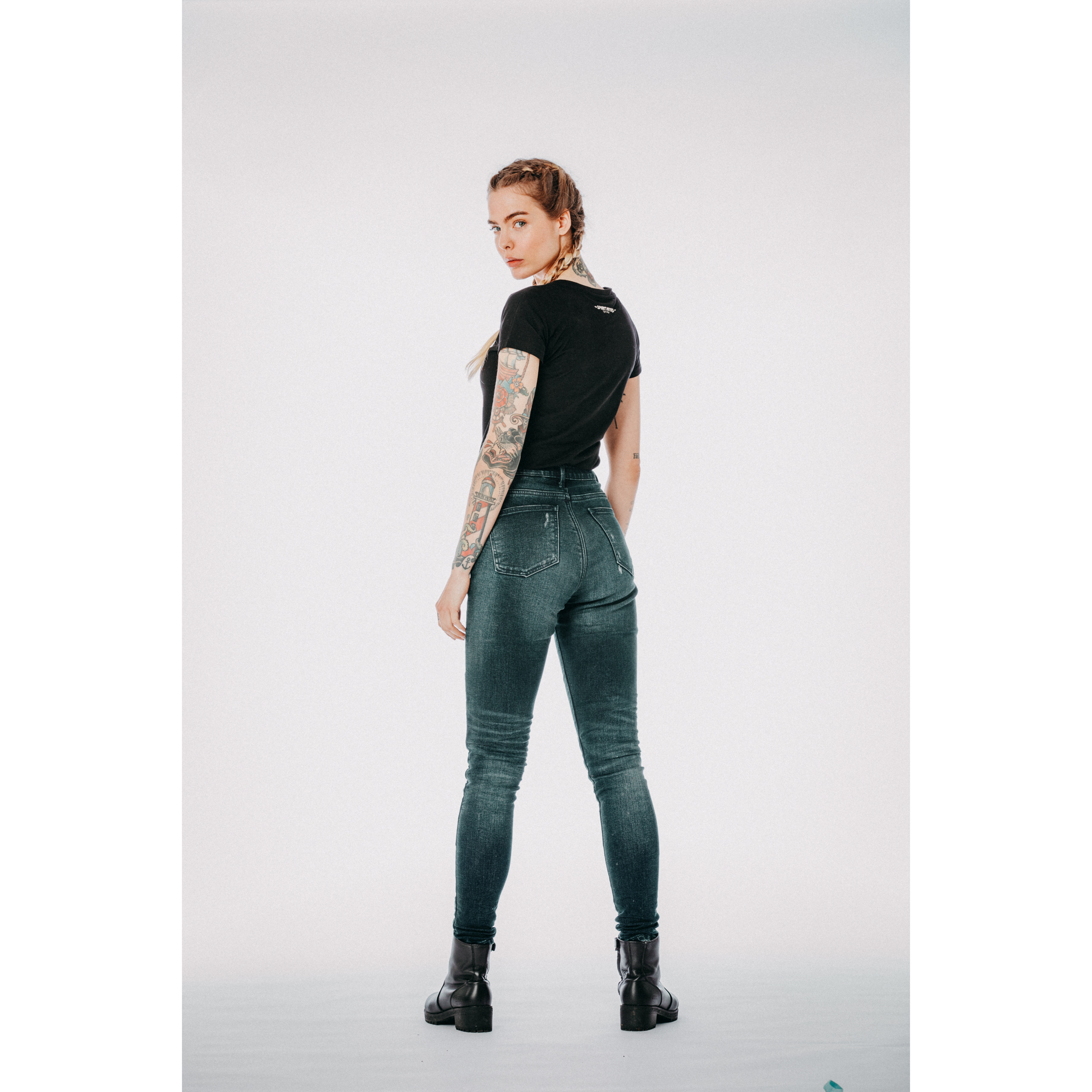 Spirit Motors-Skinny High Heather Damen Jeans blau 28/30-2100211999003223