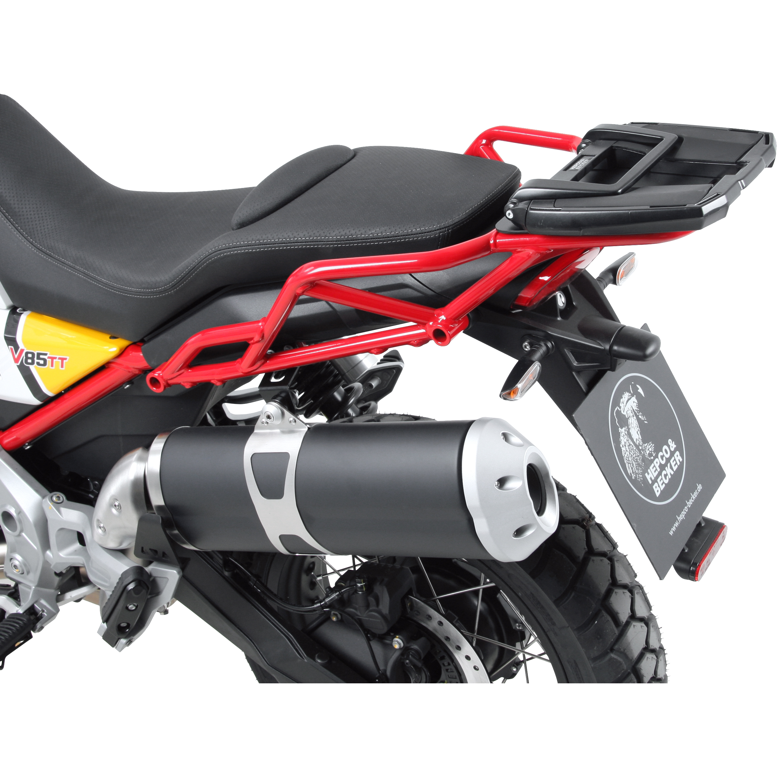 Hepco & Becker Easyrack Gepäckträger schwarz für Guzzi V85 TT 2019-2023 - Motorradzubehör - Motorradgepäck