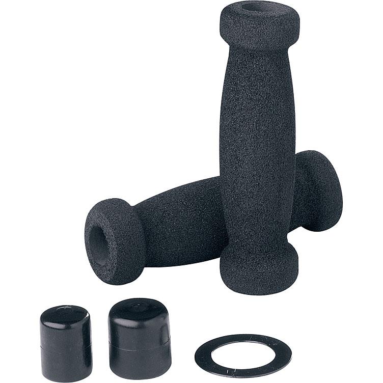 Hashiru Schaumgriffgummipaar ST09 für 22mm schwarz - Motorradteile & Ersatzteile - Lenker, Griffe & Hebel