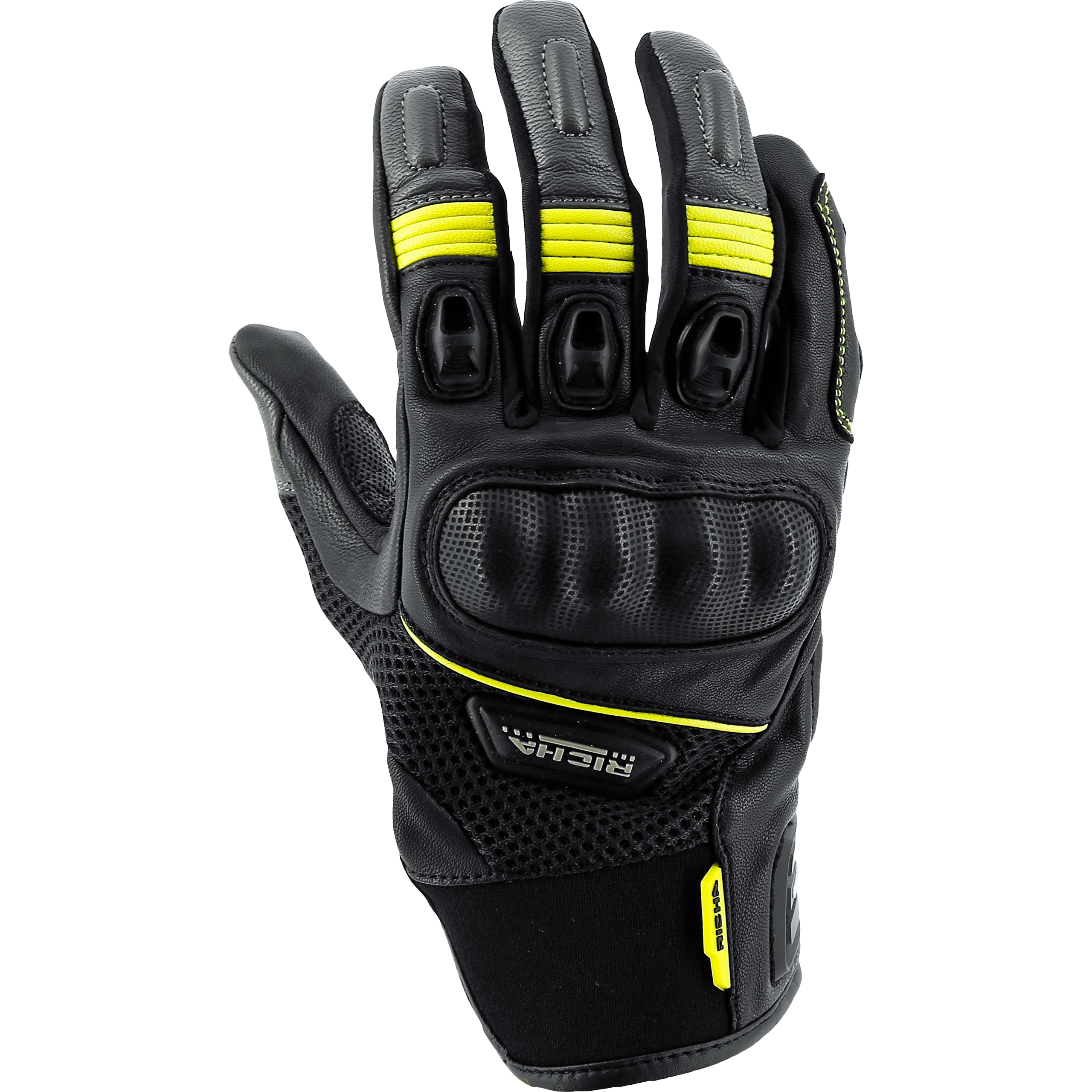 Richa-Blast Handschuh grau/fluo gelb-3108131007007