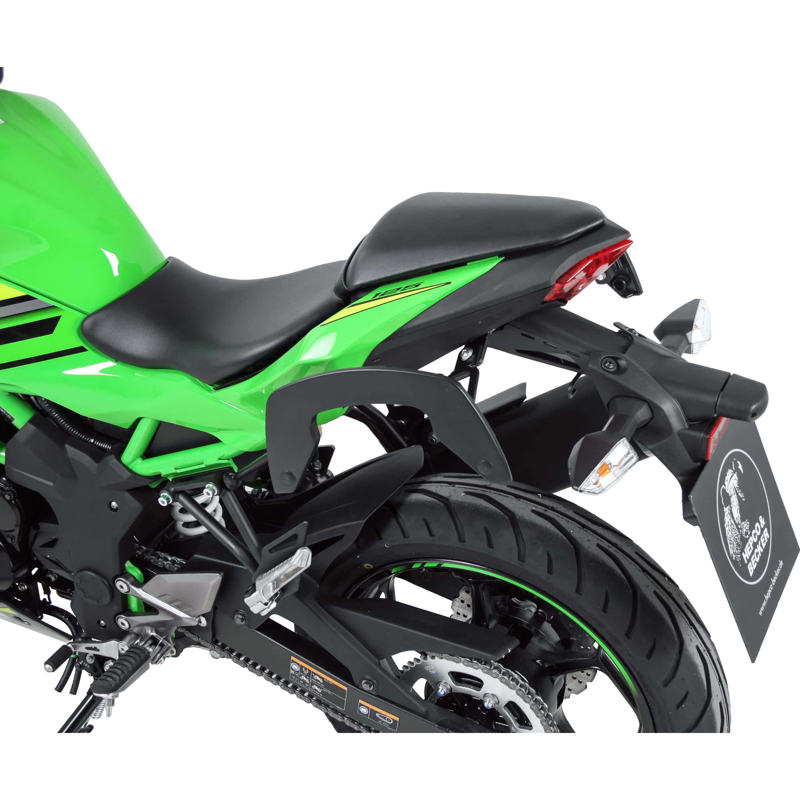 Hepco & Becker C-Bow Seitentaschenhalter schwarz für Kawasaki Ninja 125 - Motorradzubehör - Motorradgepäck