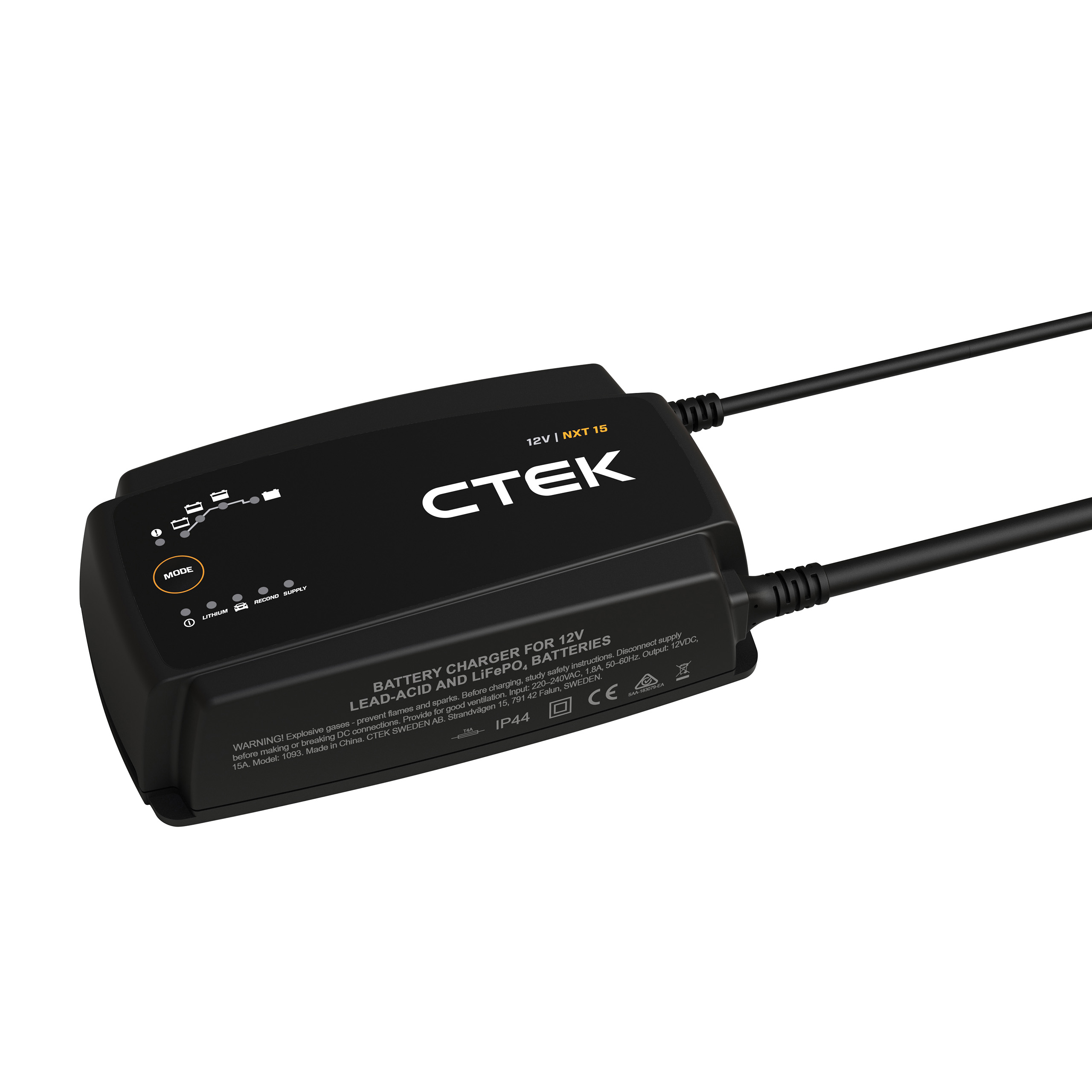 CTEK NXT 15 EU 15A, for lead acid lithium batteries