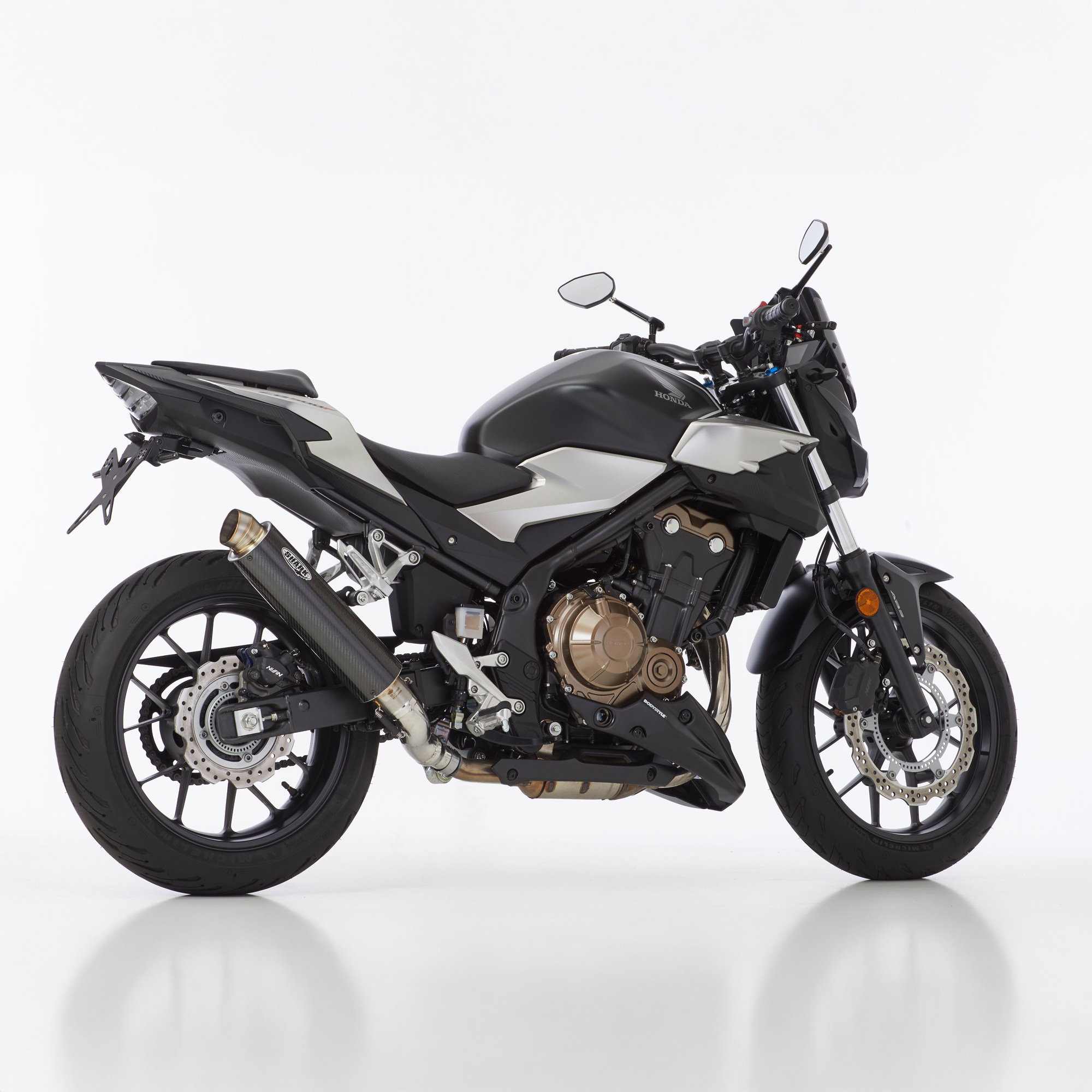 Shark exhaust SRC4 Carbon muffler for Honda CB/CBR/NX 500 2024-