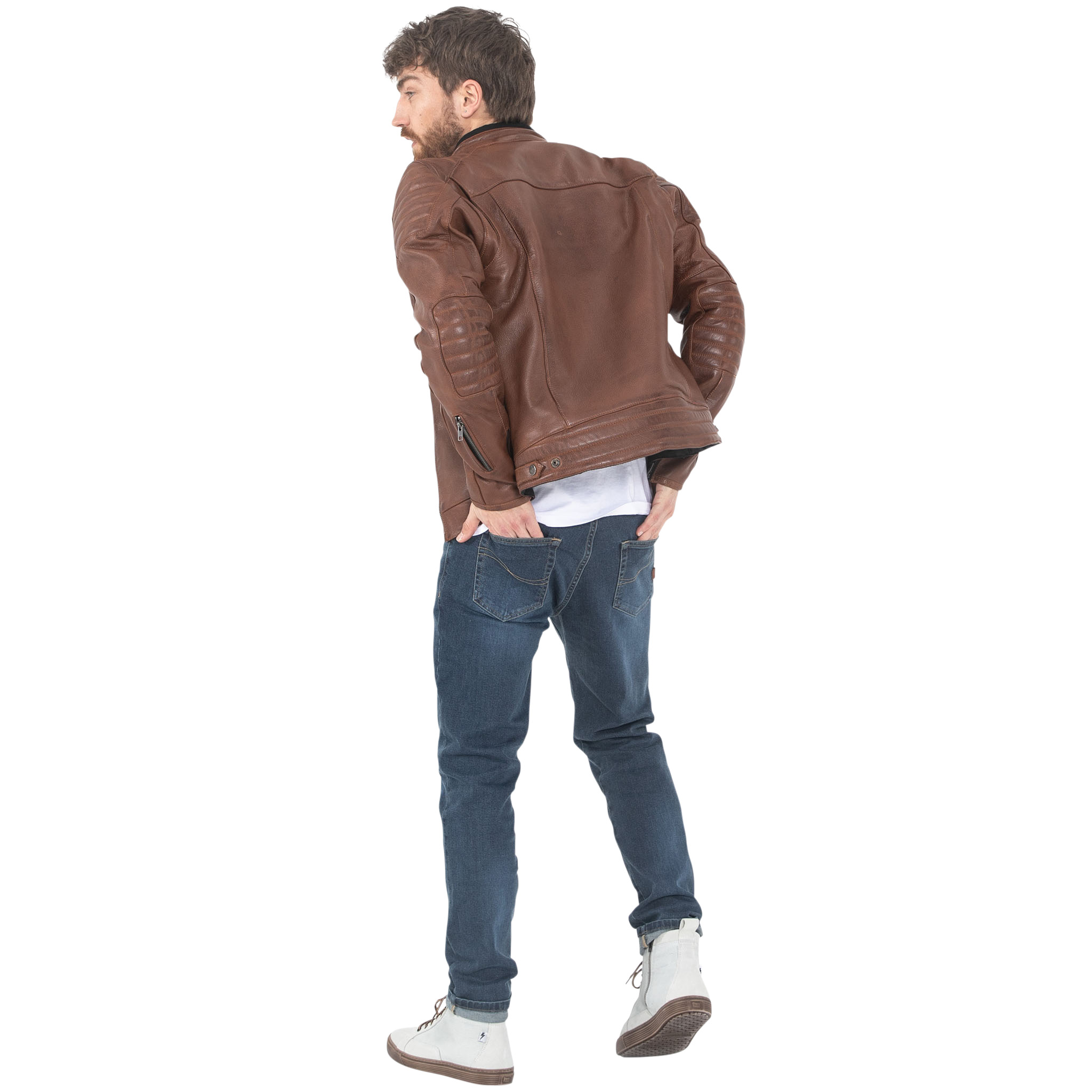 John Doe-Dexter Lederjacke braun M-0000457005006009