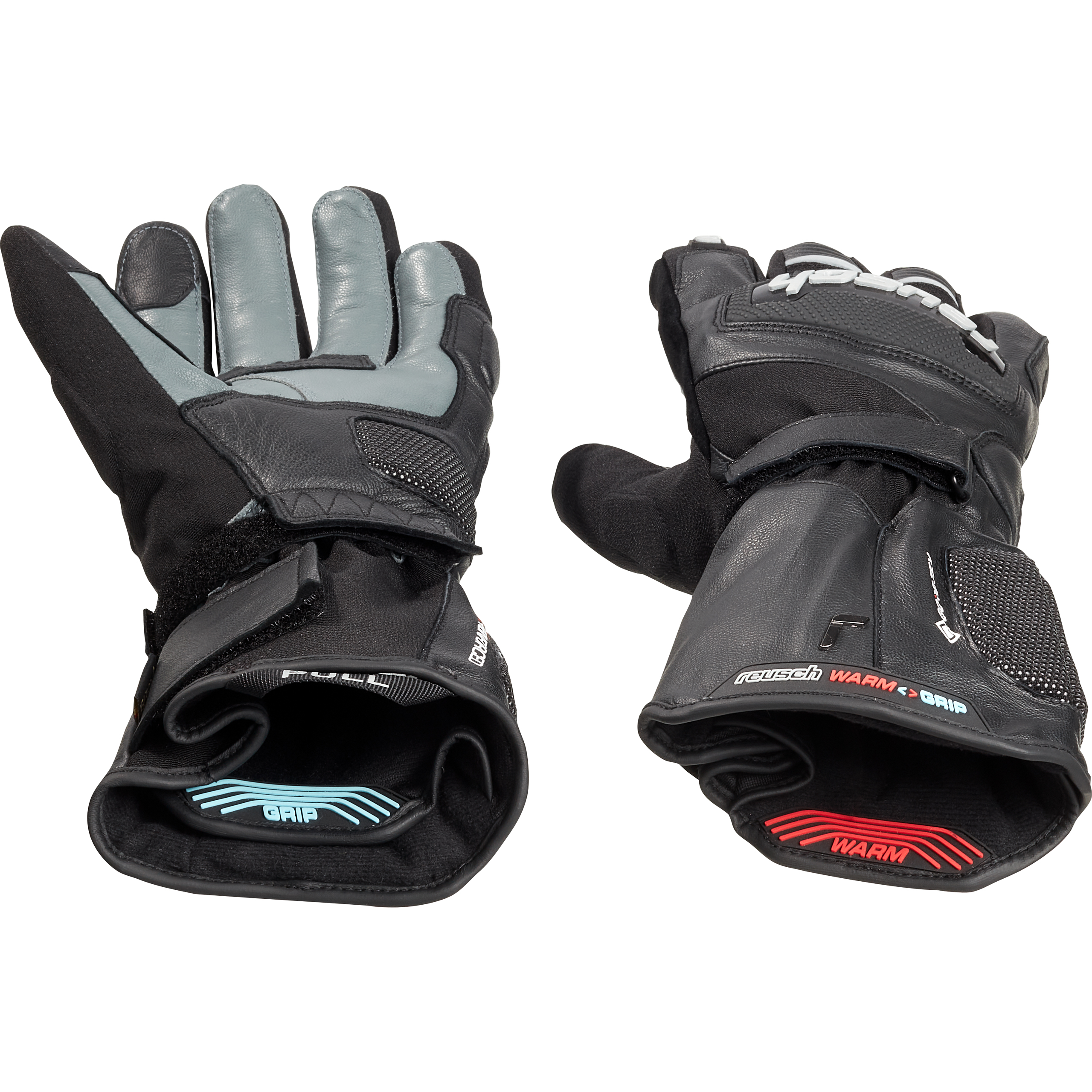 Reusch-Evermade GTX 2in1 Leder-/Textilhandschuh lang schwarz 8-3117701999001934