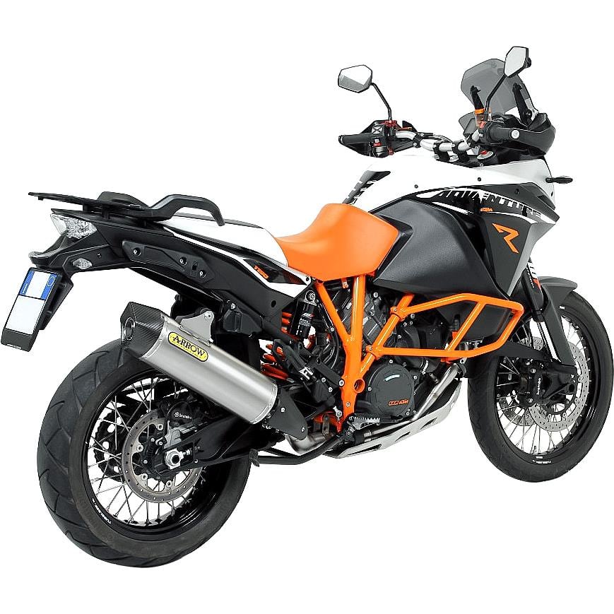 Arrow Exhaust Race-Tech Auspuff 71809AK Alu silber/Carbon für KTM - Motorradteile & Ersatzteile - Auspuff