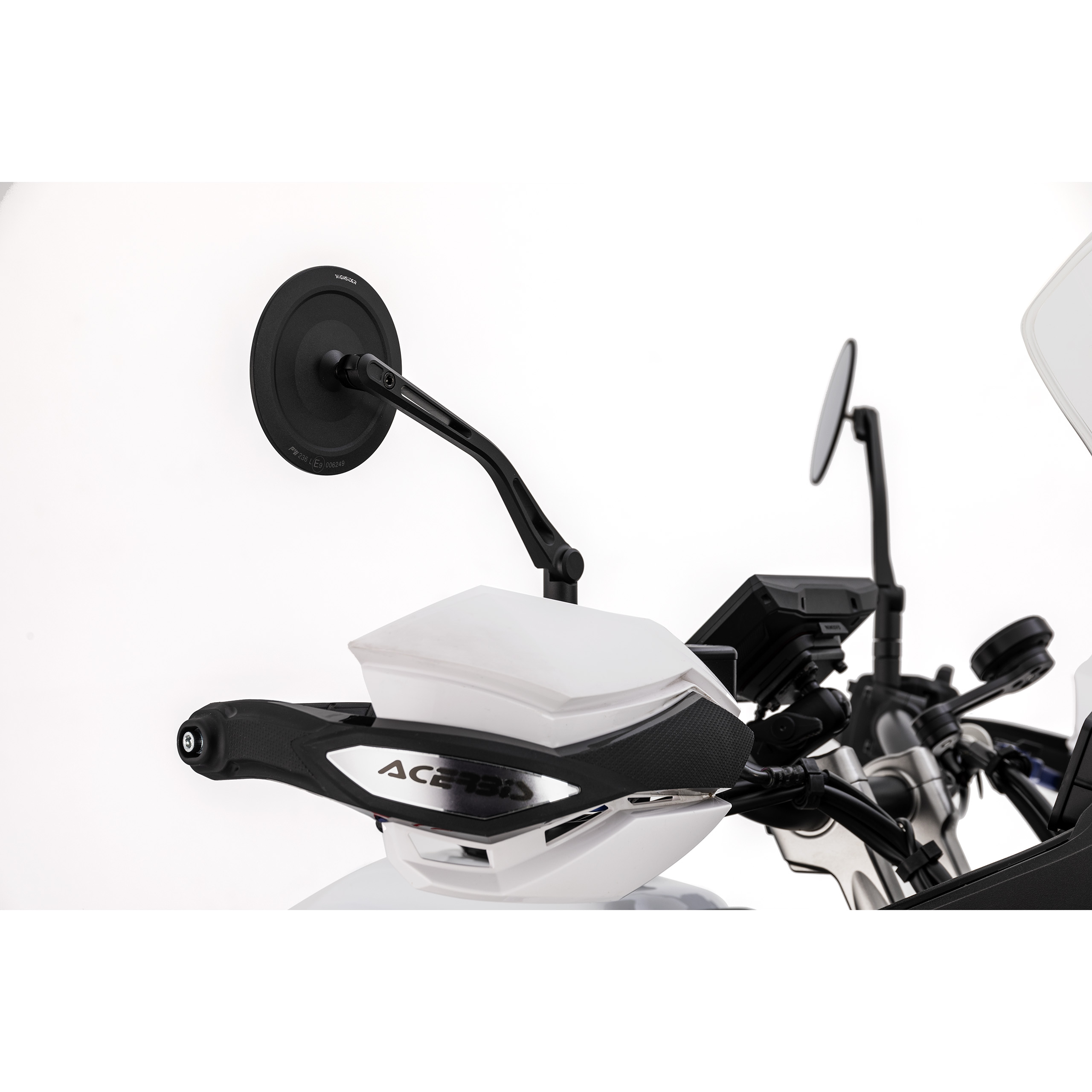 Highsider-Lenkerspiegelpaar M10x1,25R+L Montana Slim Alu-5750941113004980