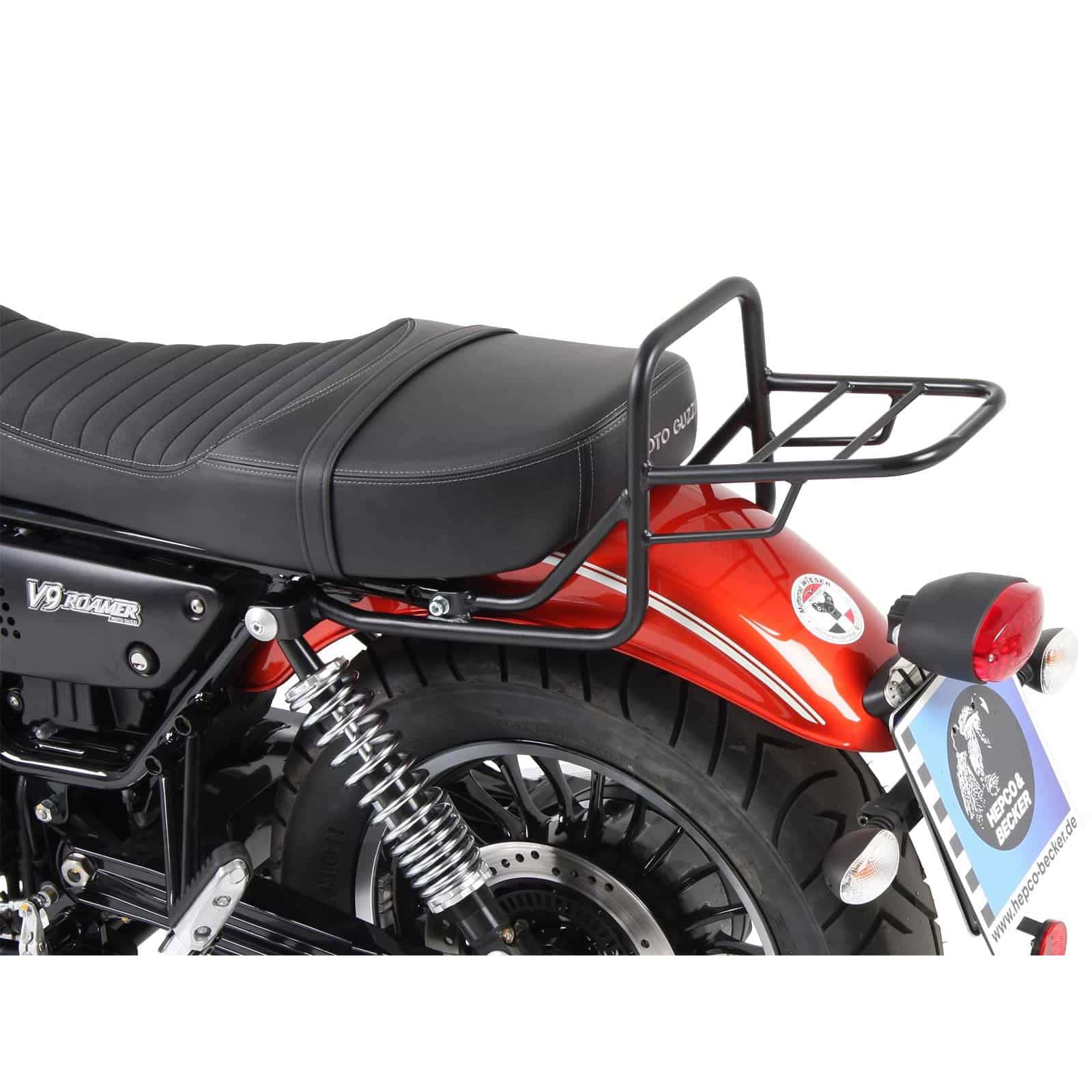 Hepco & Becker Rohrgepäckbrücke TC schwarz für Moto Guzzi V9 Bobber 2021- - Motorradzubehör - Motorradgepäck