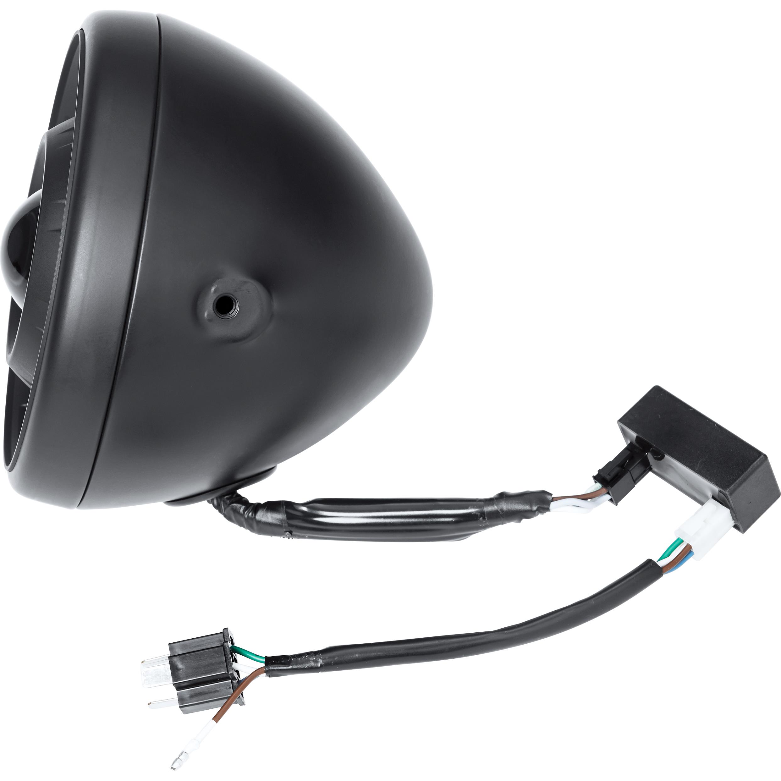 Hashiru-Utha Hauptscheinwerfer mit LED Ring schwarz seitlich-5699291033004250