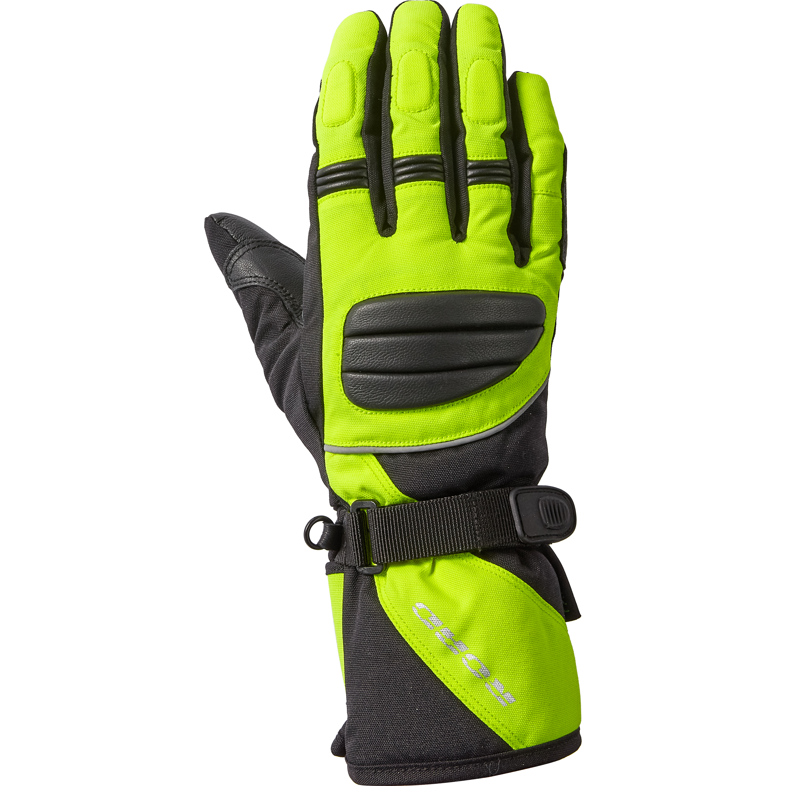 Road Tour Leder-/Textilhandschuh 2.0 Damen lang neongelb 7 - Motorradbekleidung - Touring Motorradbekleidung