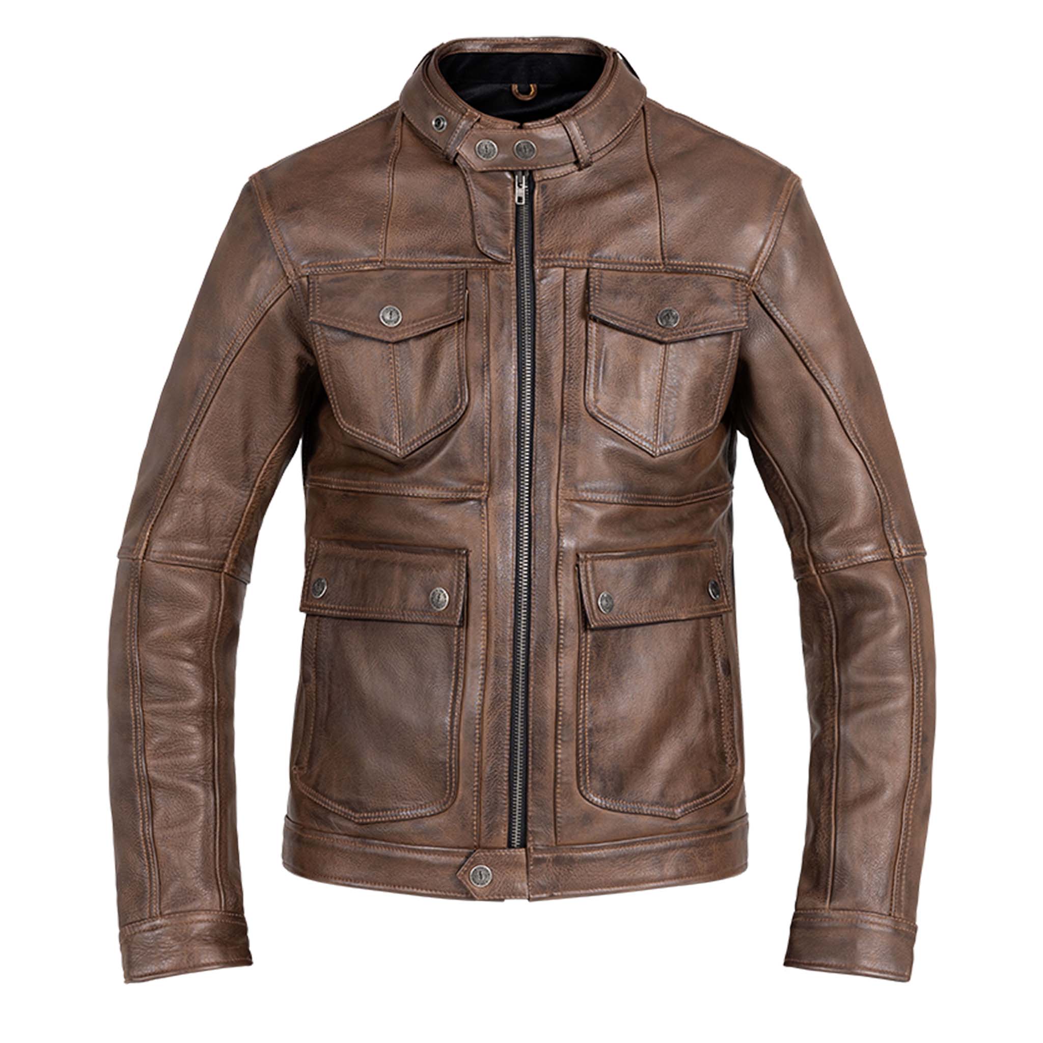 John Doe Drifter Lederjacke braun 5XL - Motorradbekleidung - Motorradbekleidung Herren