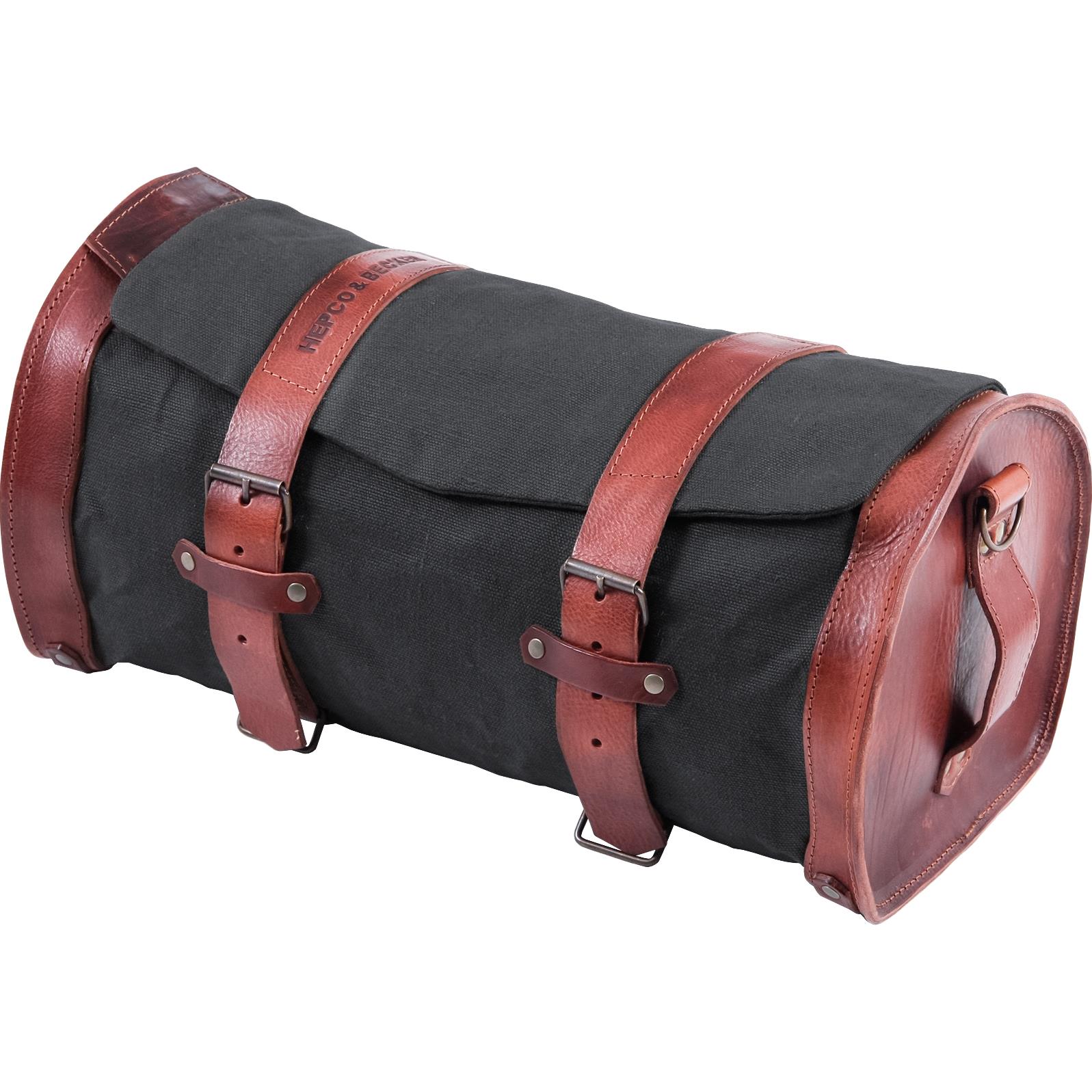 Hepco & Becker-Hecktasche Legacy Canvas/Leder 28 Liter schwarz-5732551212000000