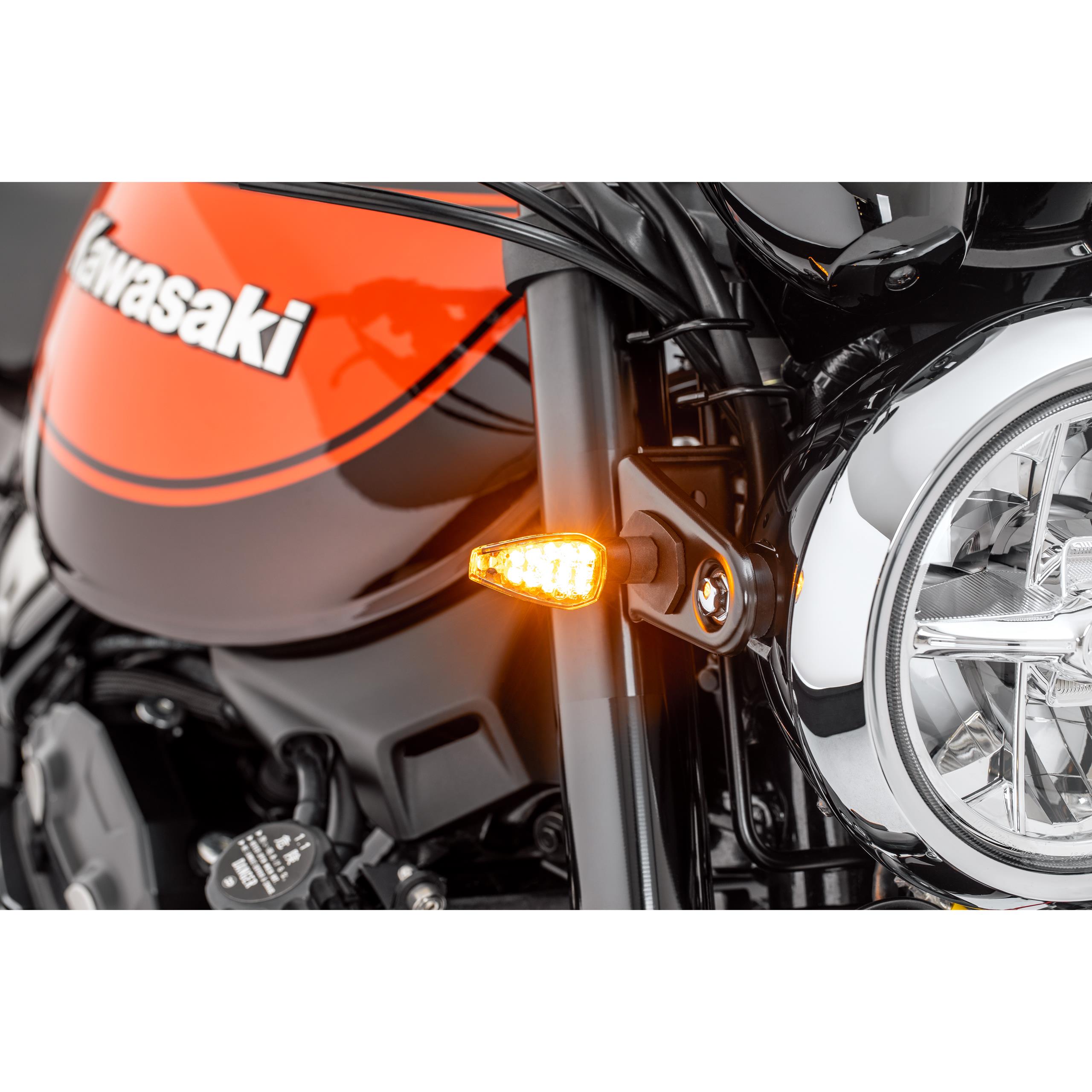 HIGHSIDER smart-LED Blinkerpaar Peak M10 kurz schwarz, klares Glas-5706411020000914