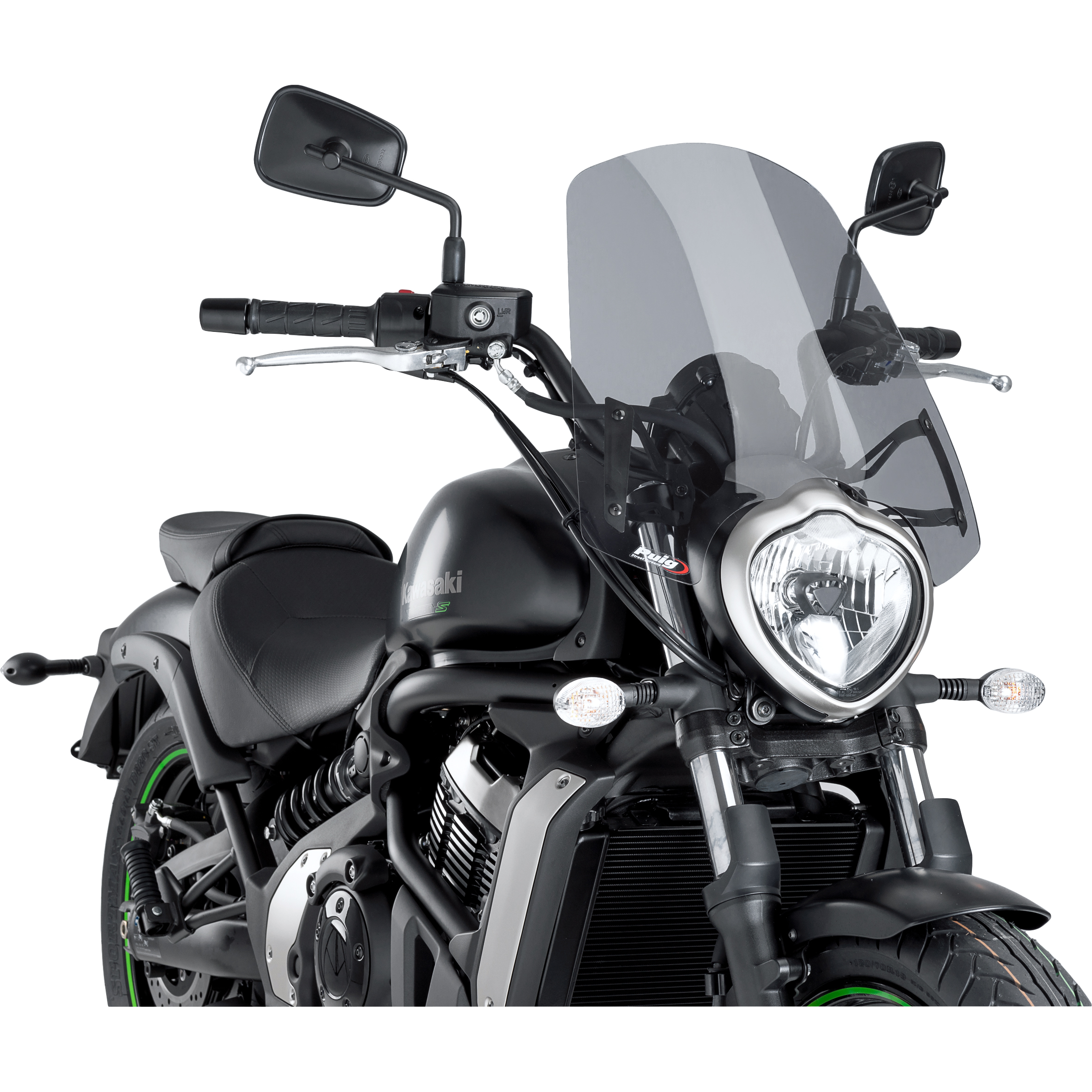 Puig Windschutzscheibe NG Touring getönt für Kawasaki Vulcan 650 - Motorradteile & Ersatzteile - Anbauteile