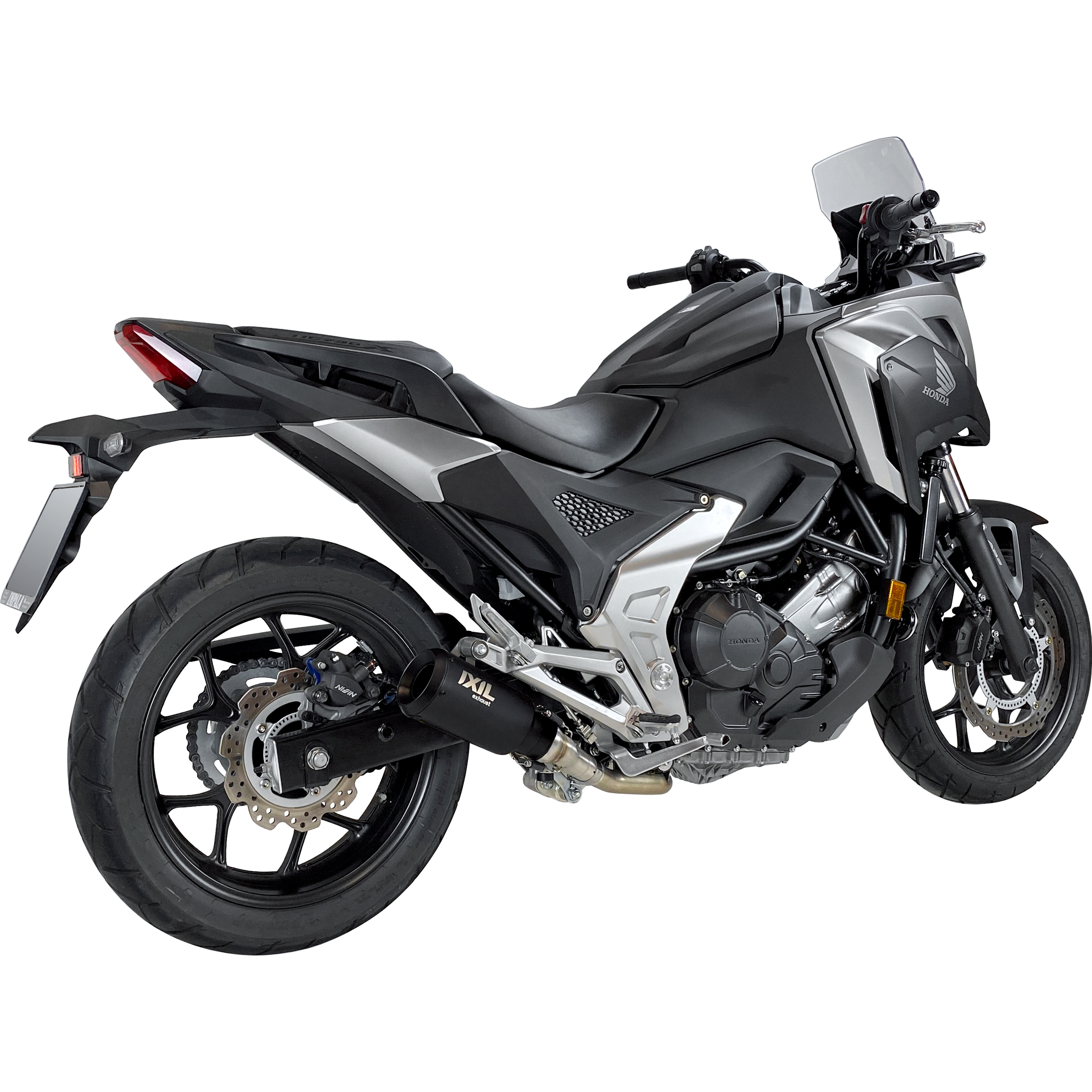 IXIL RB Auspuff schwarz slip-on für Honda NC 700/750 - Motorradteile & Ersatzteile - Auspuff