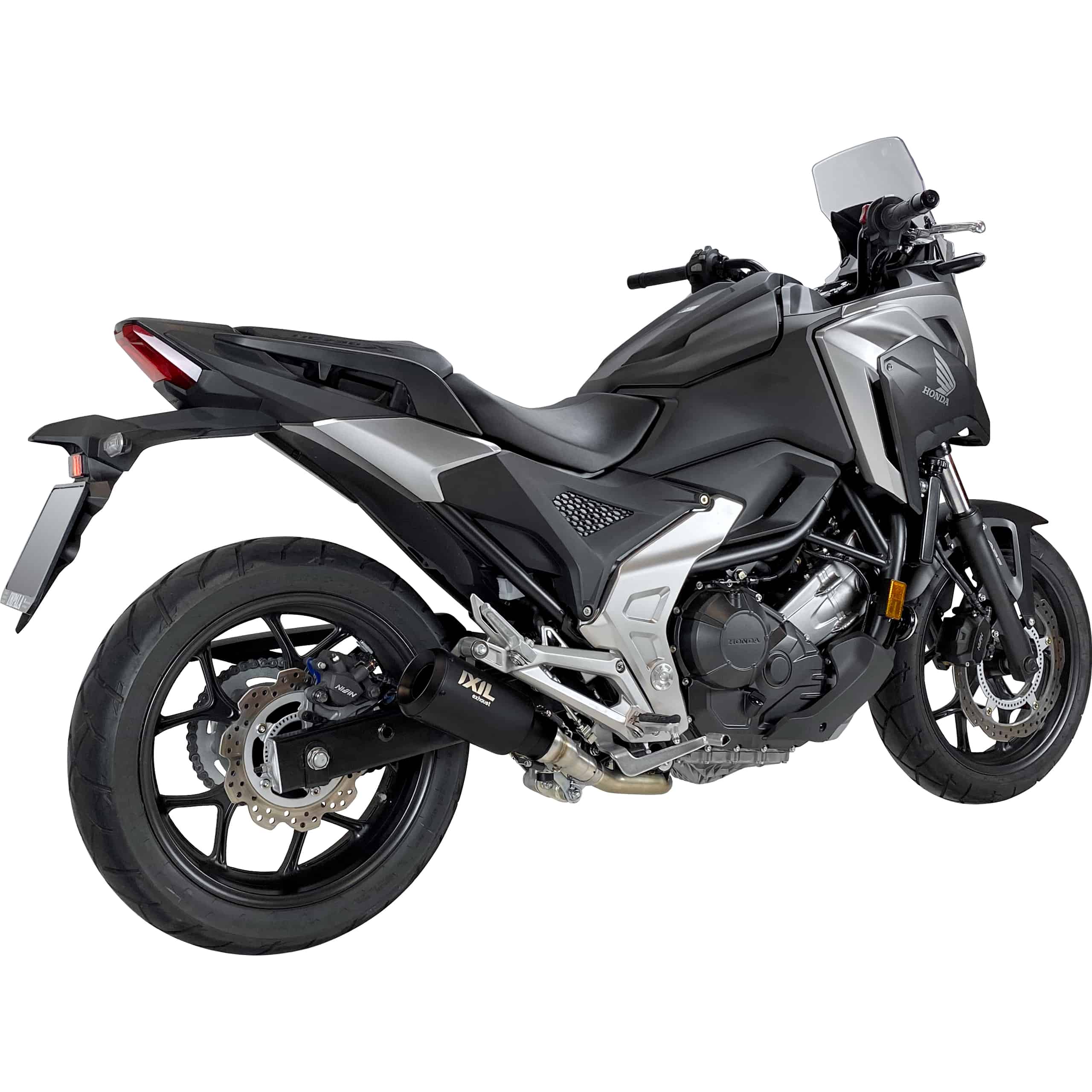 IXIL RB Auspuff schwarz slip-on für Honda NC 700/750 - Motorradteile & Ersatzteile - Auspuff