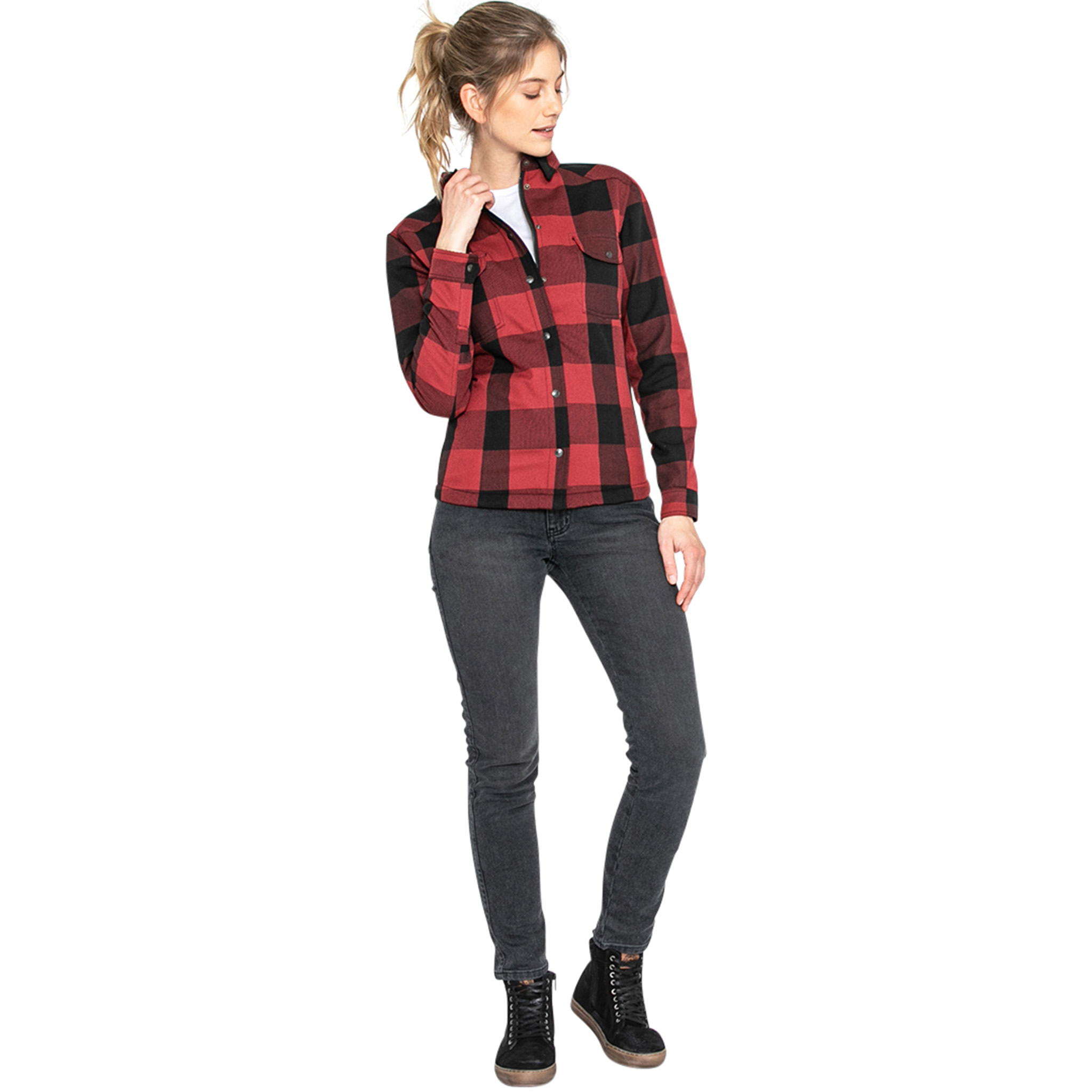 John Doe-Lumberjack Motoshirt Jacke rot XXL-2011921999002012