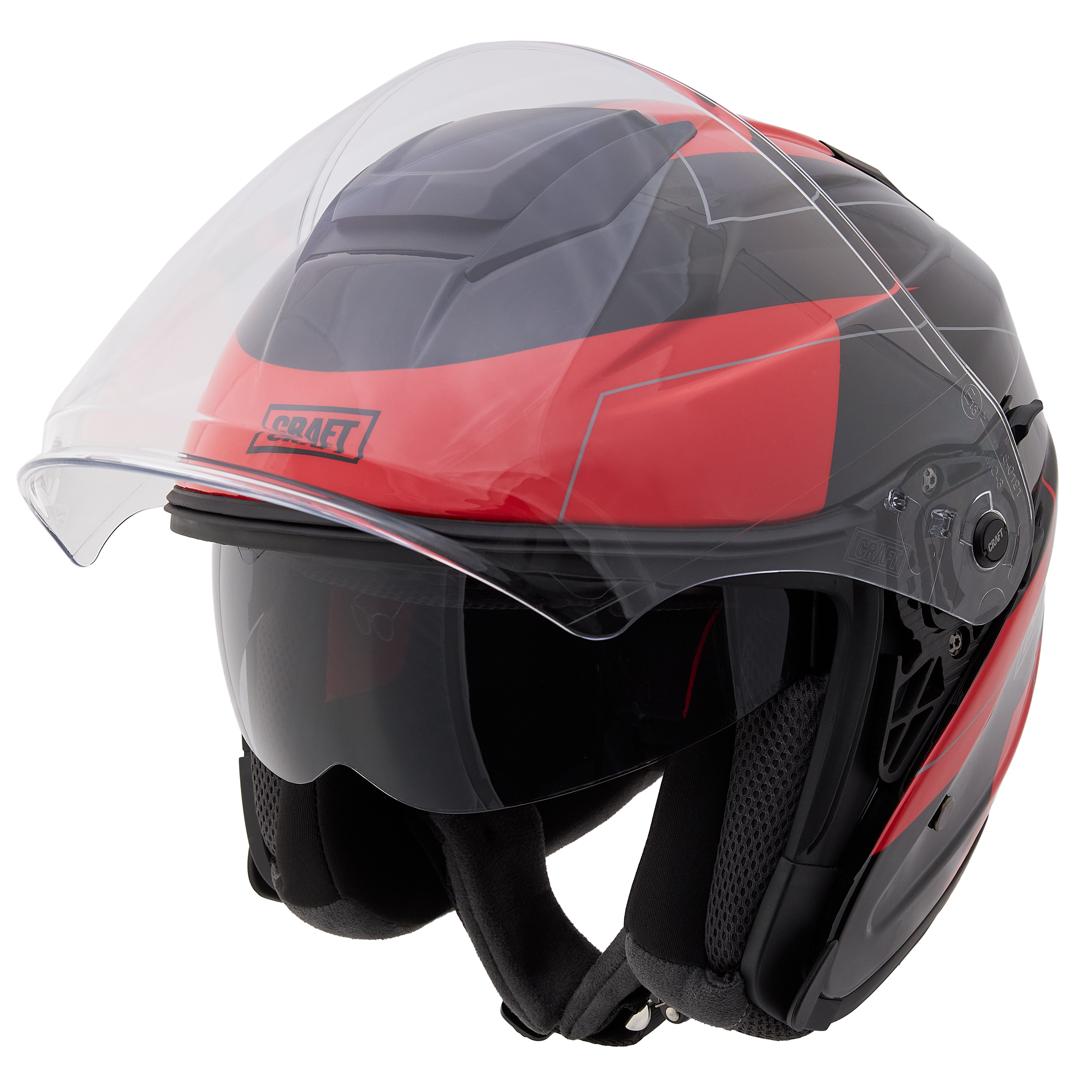 Craft Fiberglas Jethelm Comfort SV Rot Dekor #26 XL - Helme & Brillen - Lifestyle Helme & Brillen