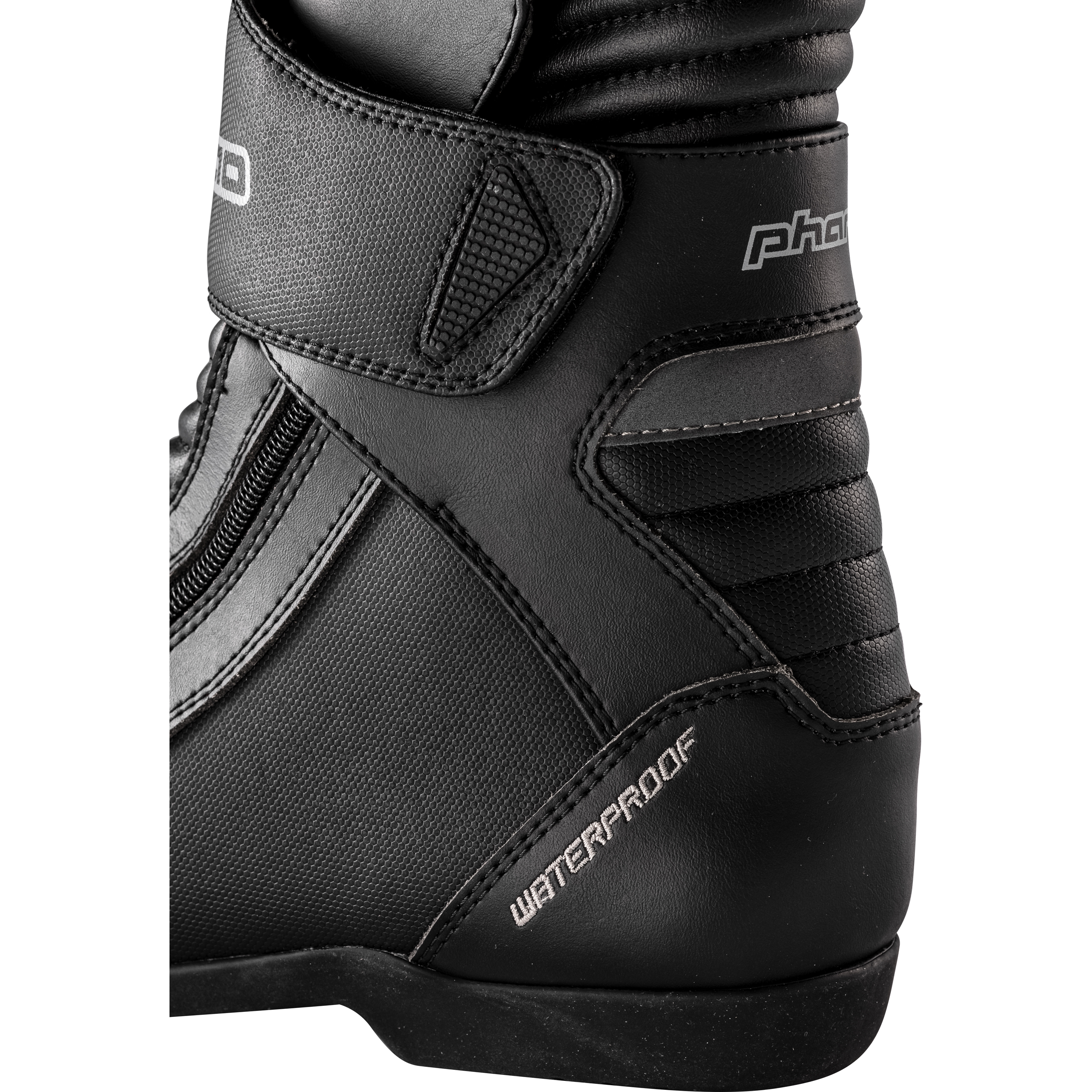 Pharao-Trigon WP Motorradstiefel kurz schwarz 44-3006541999001744