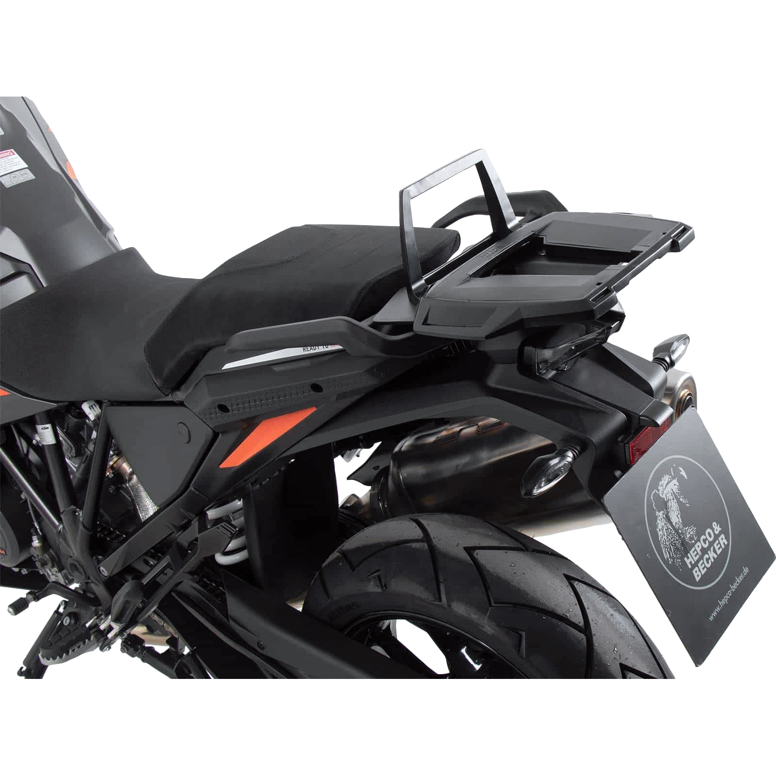 Hepco & Becker Alurack Gepäckbrücke schwarz für KTM 1290 Super Adventure 20 - Motorradzubehör - Motorradgepäck