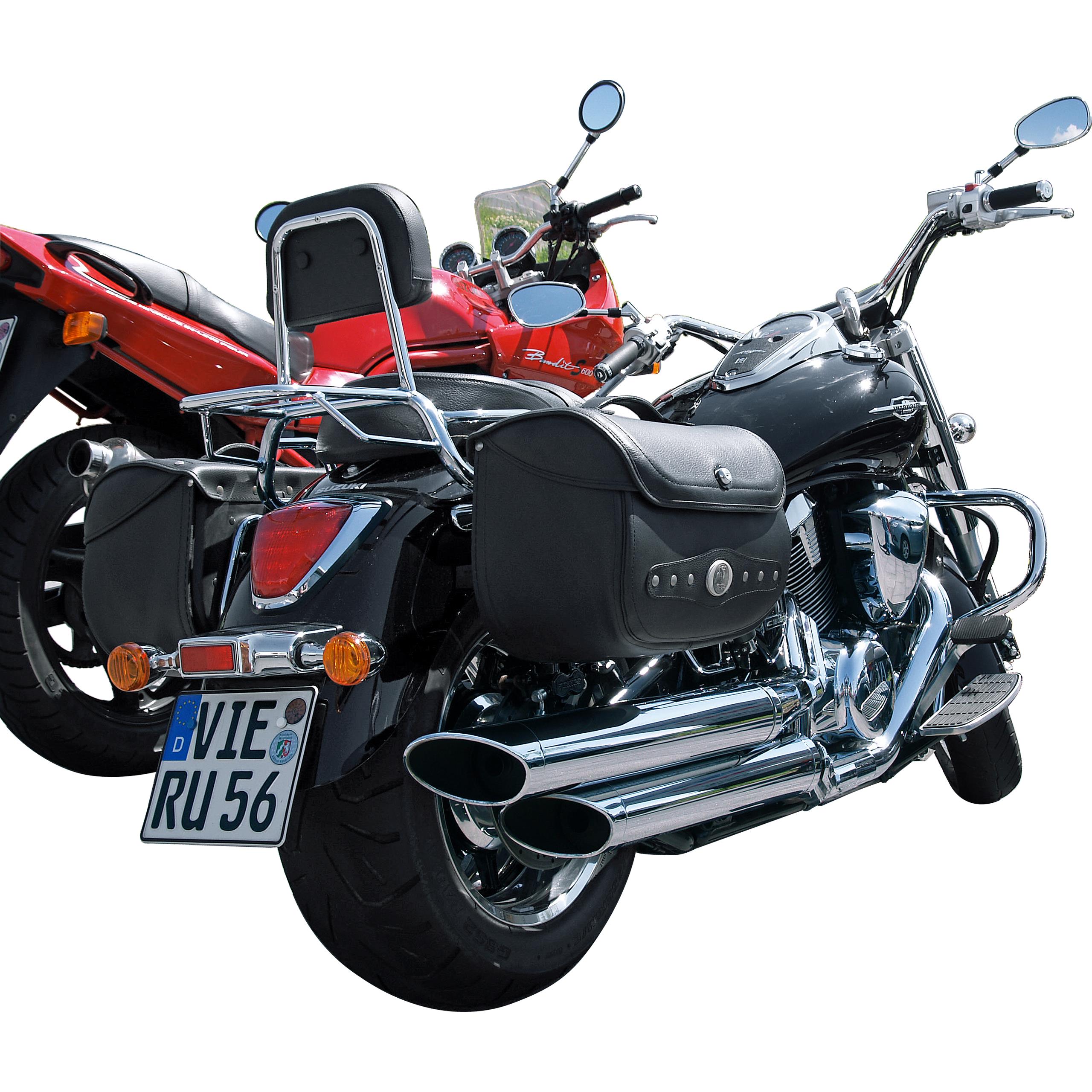 Hepco & Becker Packtaschenhalter chrom für Suzuki C 1800 R Intruder 08-10 - Motorradzubehör - Motorradgepäck