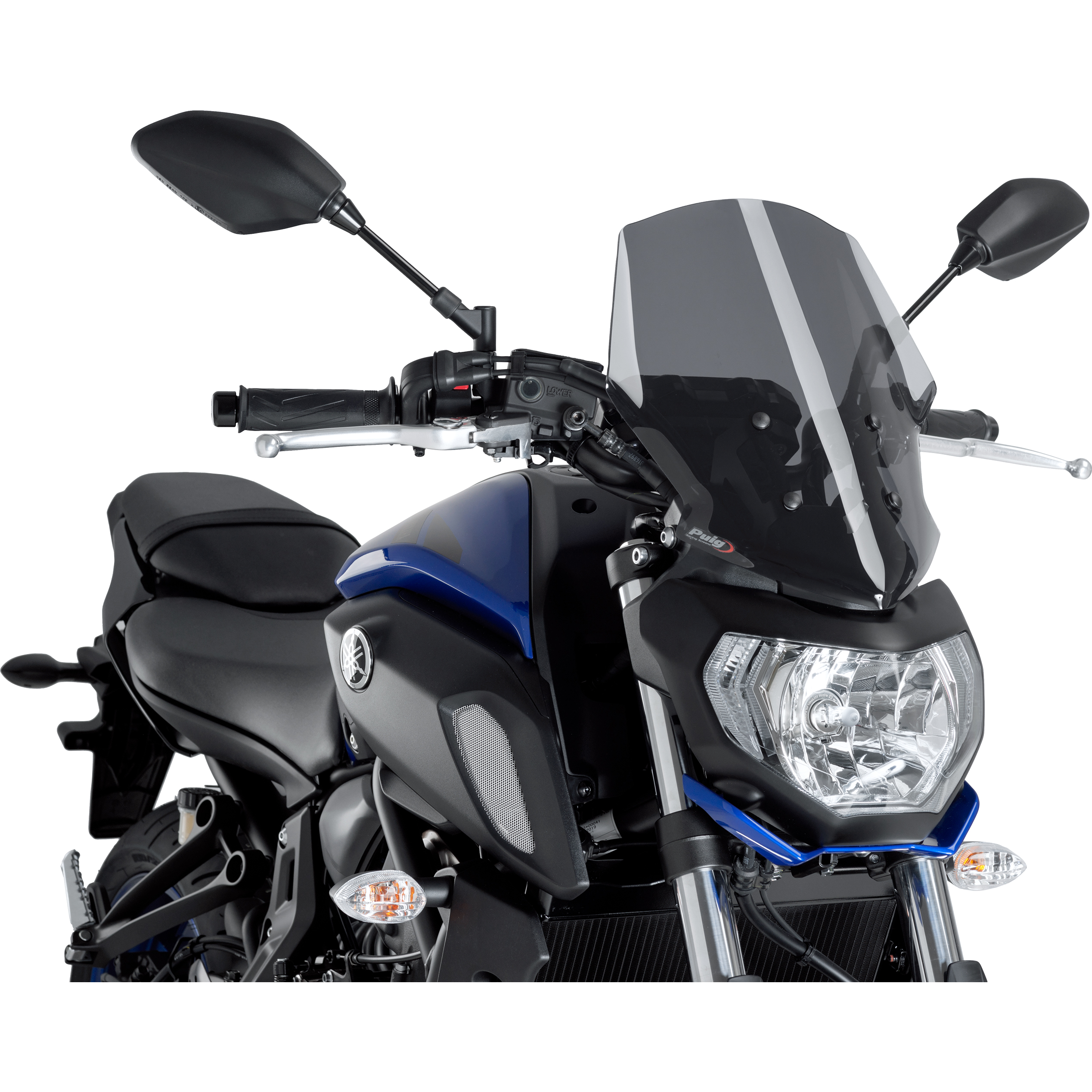 Puig Windschutzscheibe NG Touring stark getönt für MT-07 18-20 - Motorradteile & Ersatzteile - Anbauteile