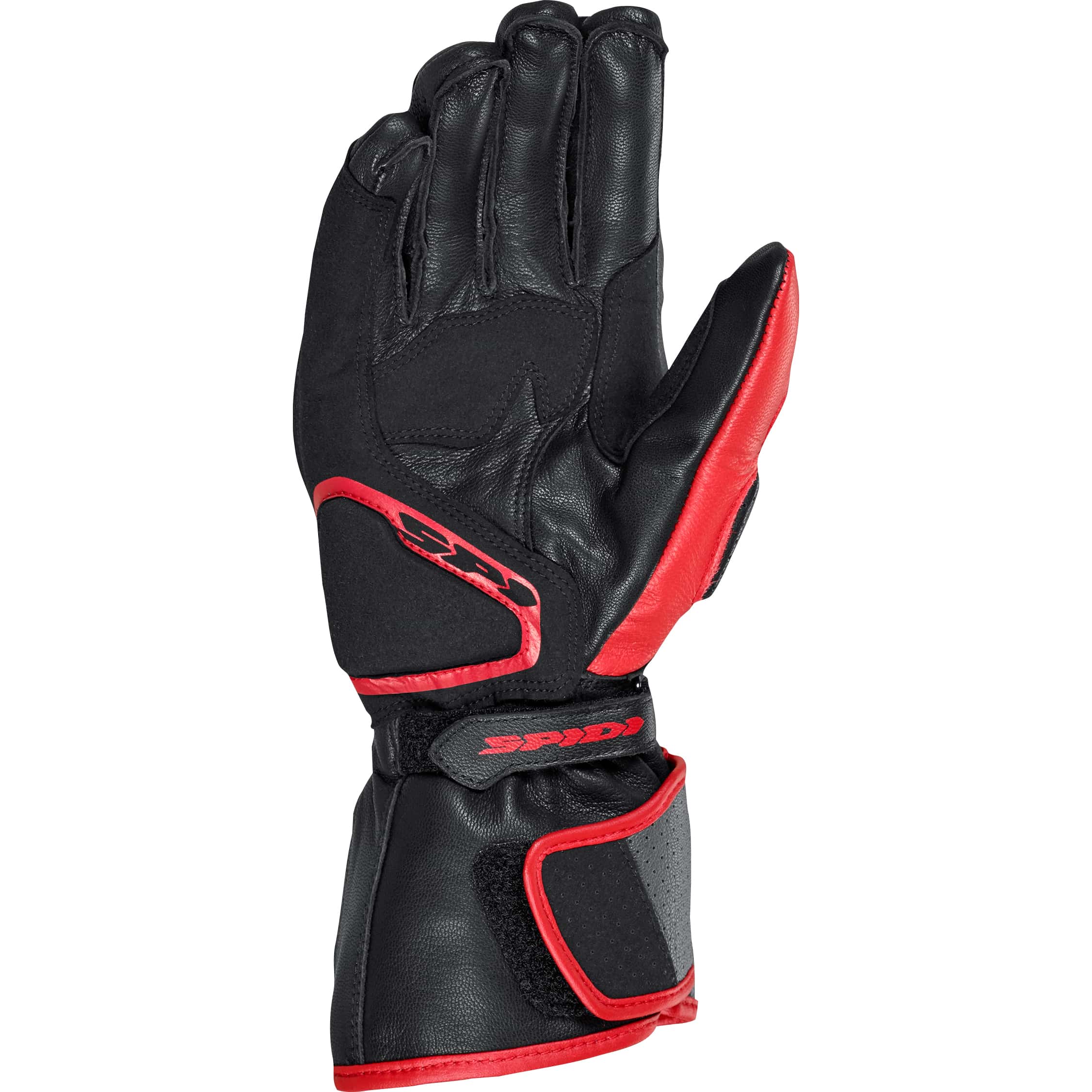 SPIDI-STR-6 Lederhandschuh lang rot-3117721006002