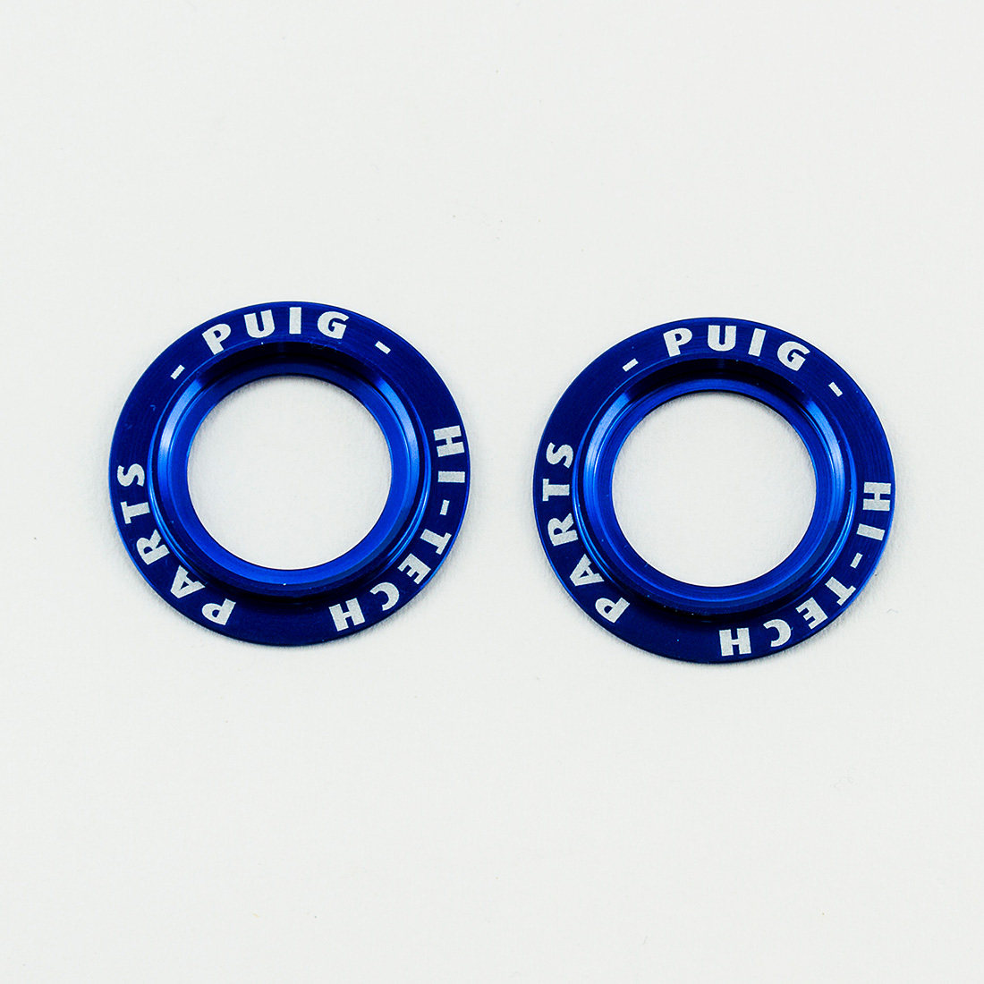 Puig aluminium rings for protector axle 20025A blue