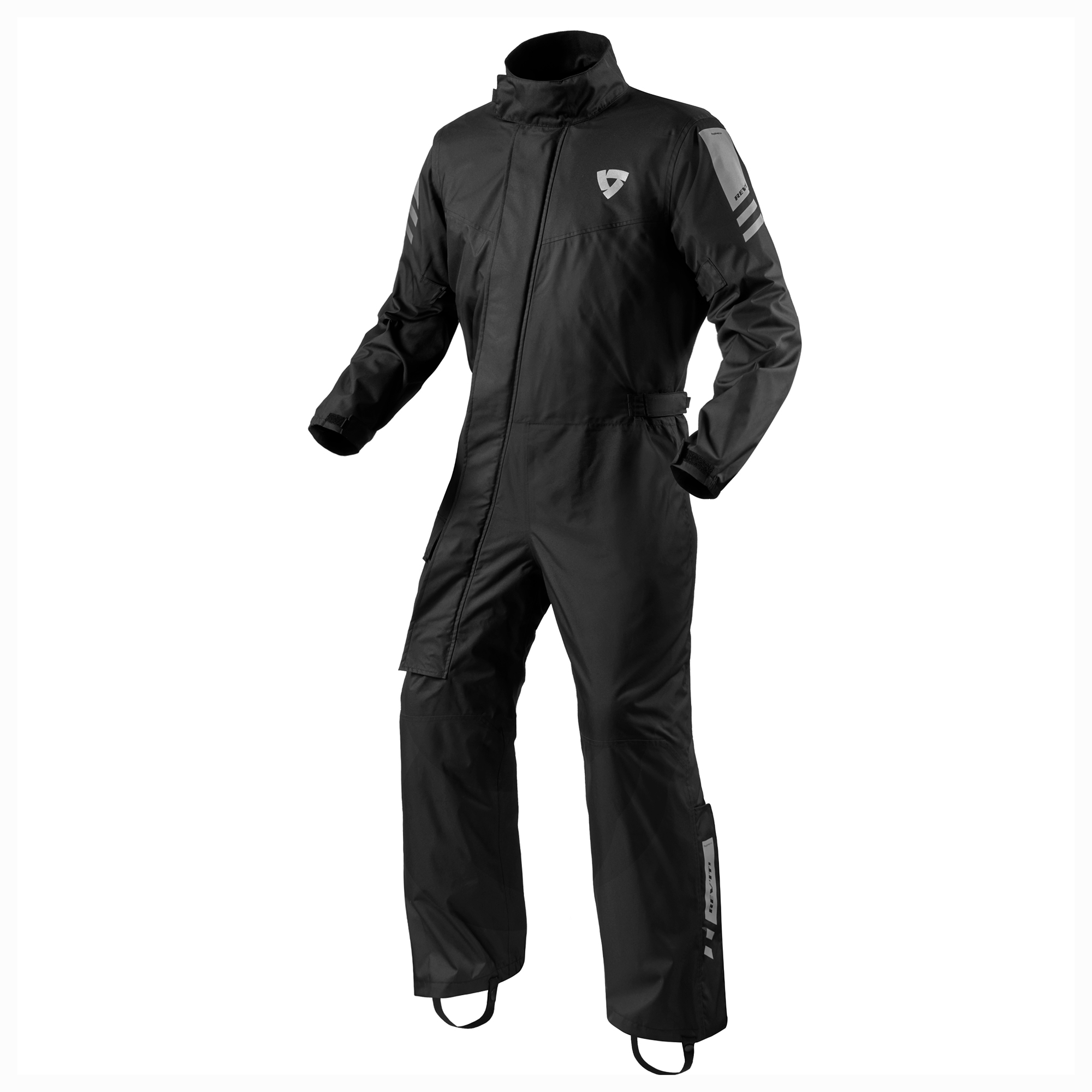 REV'IT! Pacific 4 H2O Regenkombi 1-tlg. schwarz L - Motorradbekleidung - Wetterschutzkleidung