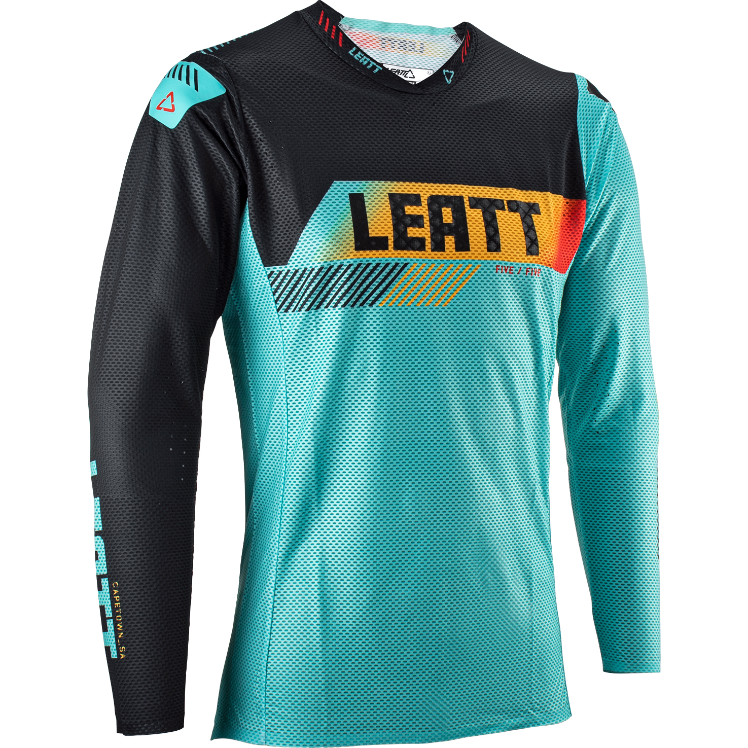 Leatt-Jersey Moto 5.5 UltraWeld 23 türkis/schwarz/rot-2400081999003