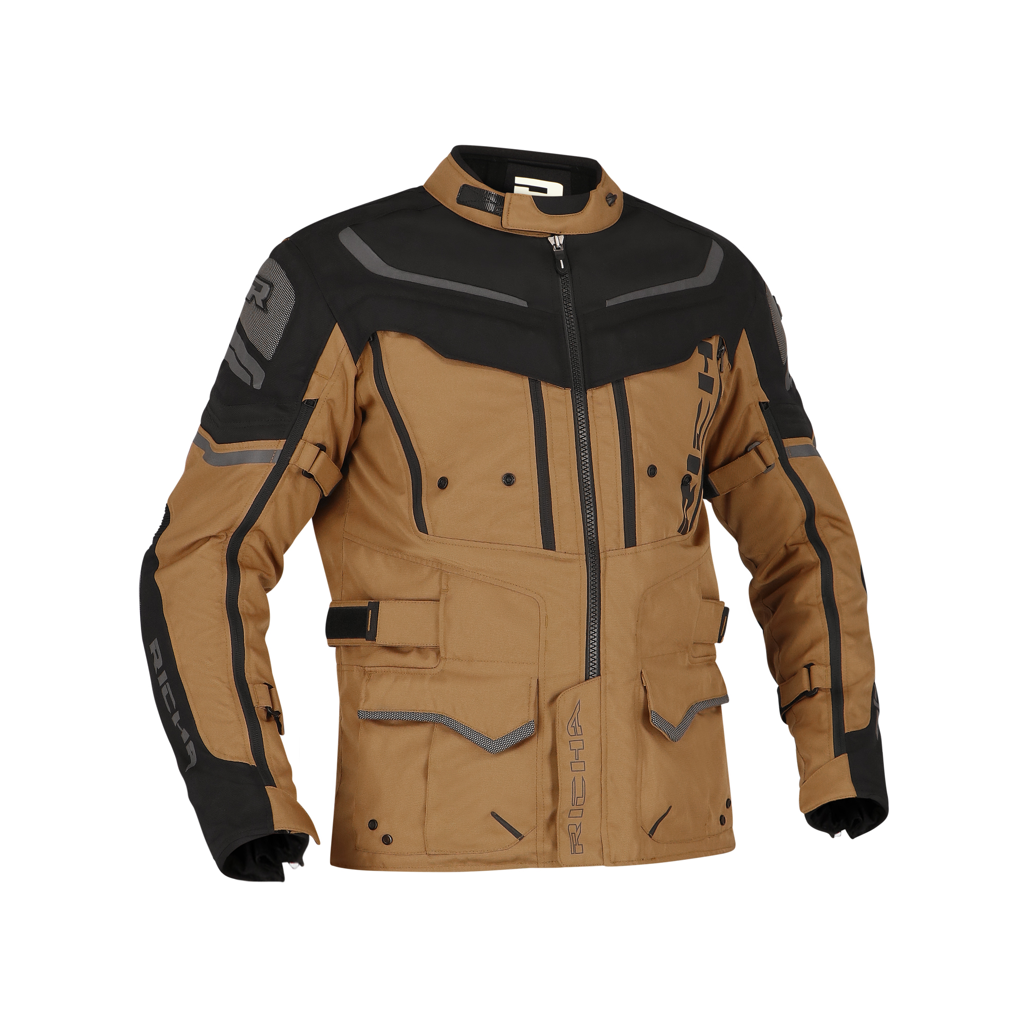 Richa-Infinity 2 Adventure Textiljacke camel/schwarz M-2017411999109009
