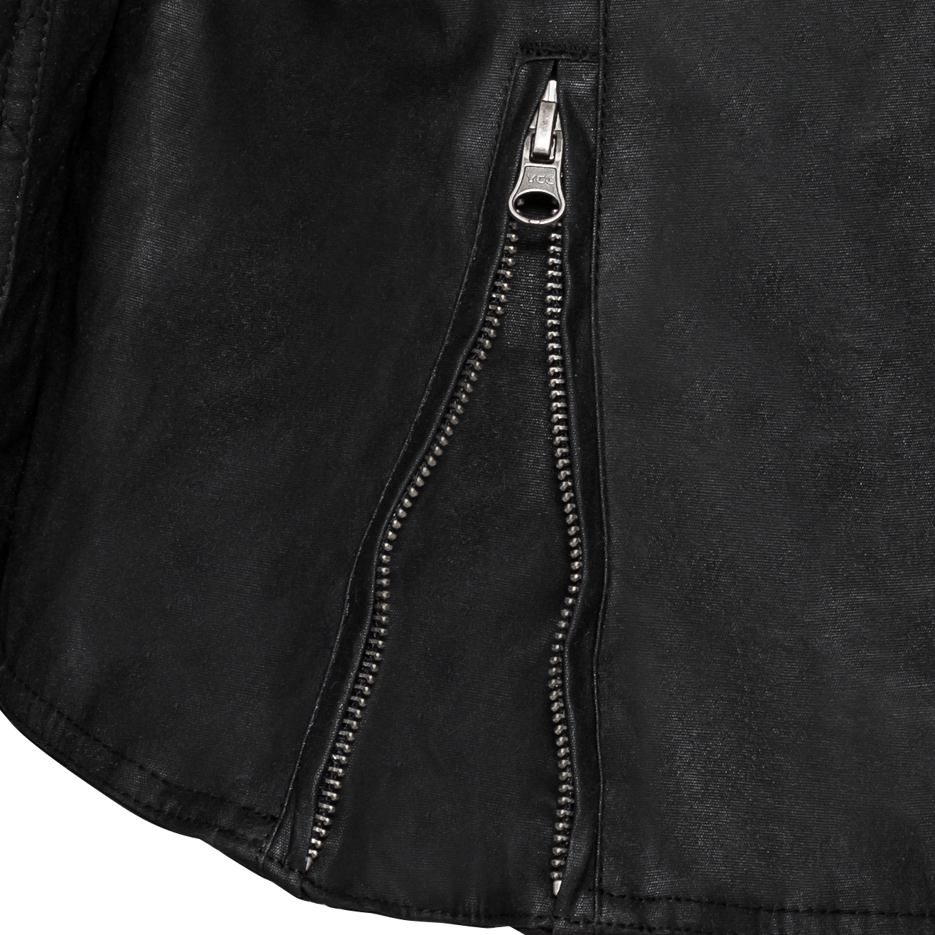 Spirit Motors-Dolly Damen Biker Wachsjacke schwarz XL-2016761999001111