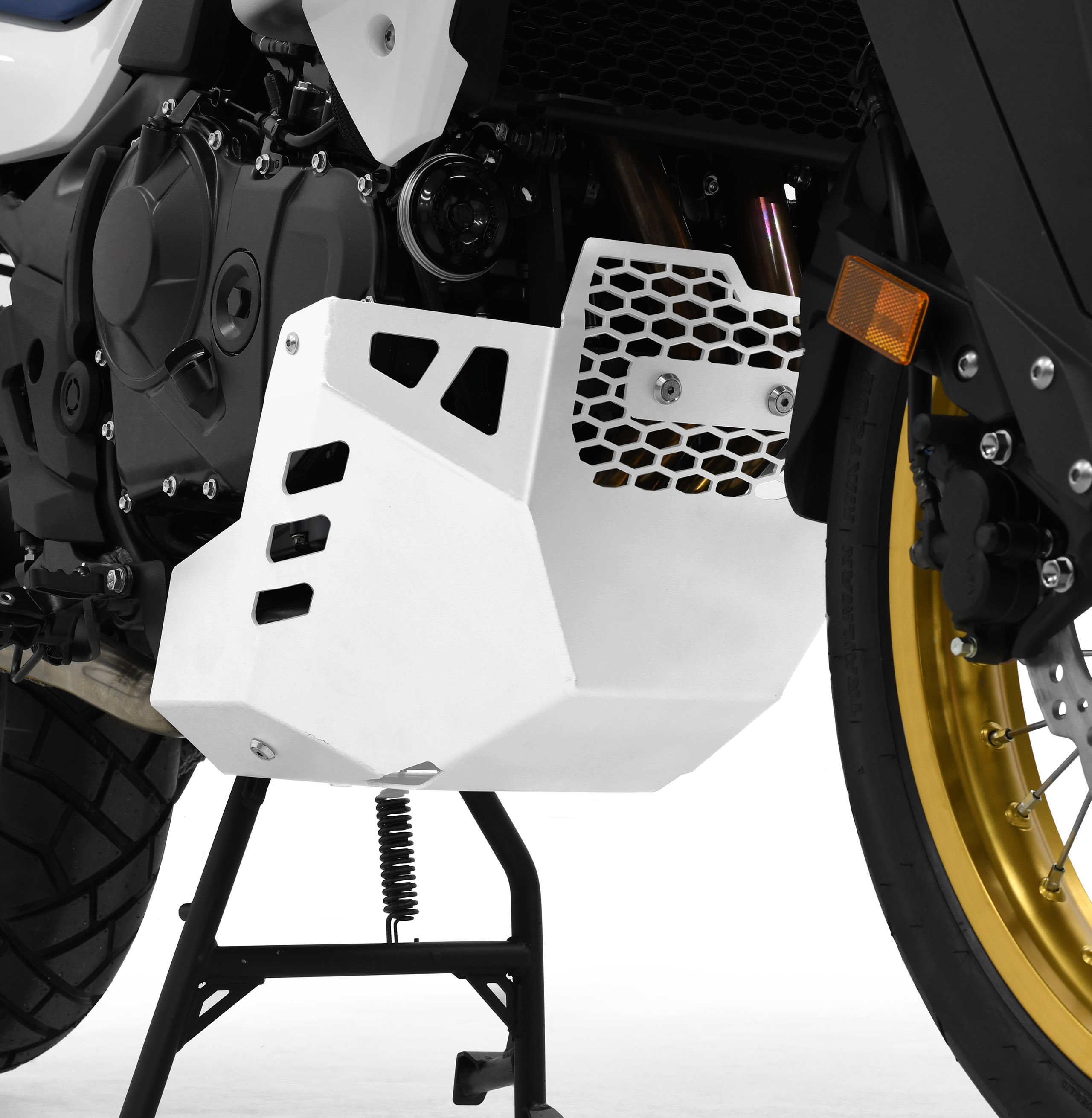 Zieger Motorschutz Alu weiß für Honda XL 750 Transalp - Motorradteile & Ersatzteile - Verkleidungen & Abdeckungen