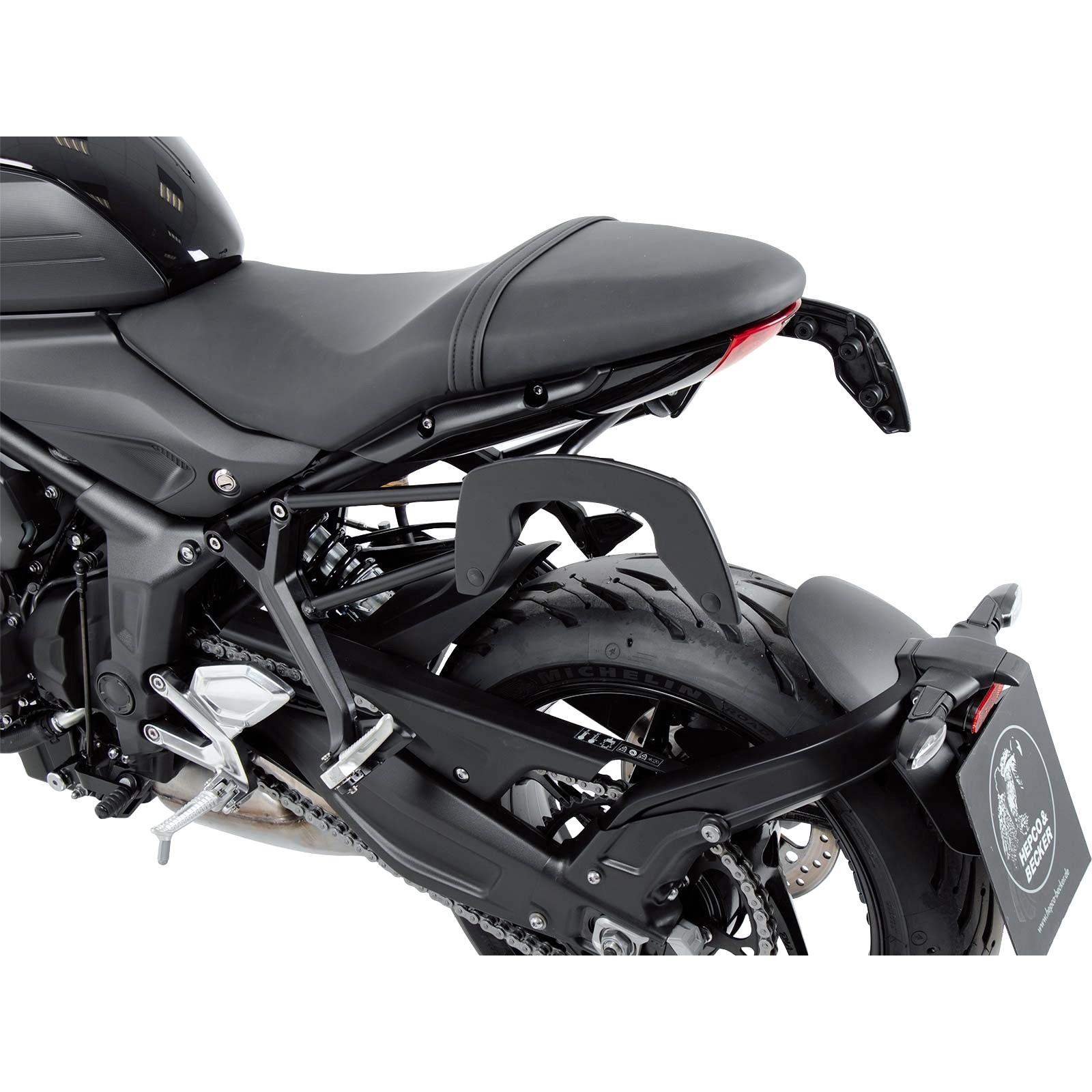 Hepco & Becker C-Bow Seitentaschenhalter schwarz für Trident 660 2021-2024 - Motorradzubehör - Motorradgepäck