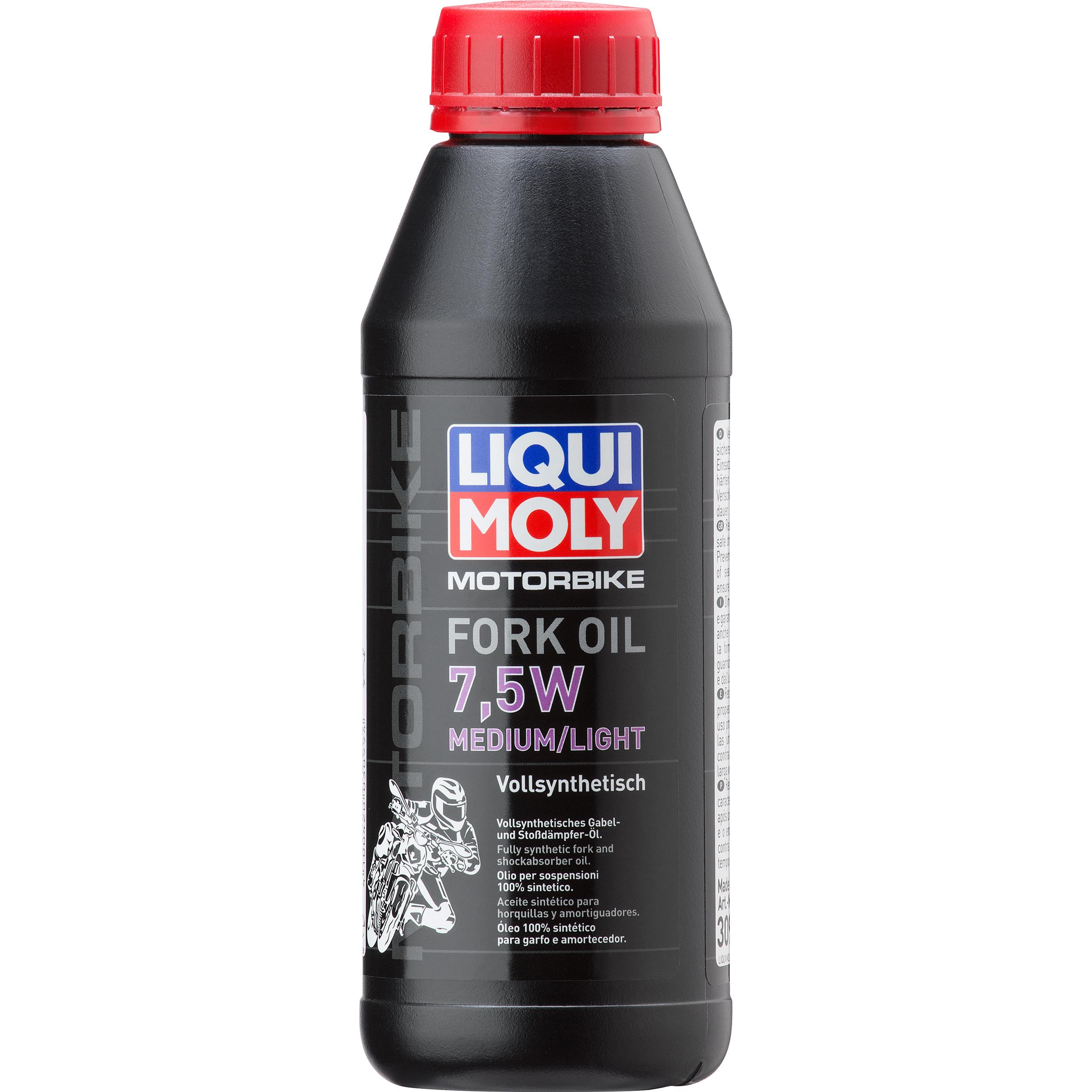 Liqui Moly Gabelöl Motorbike SAE 7,5W medium/light 500 ml - Motorradzubehör - Öle & Schmiermittel