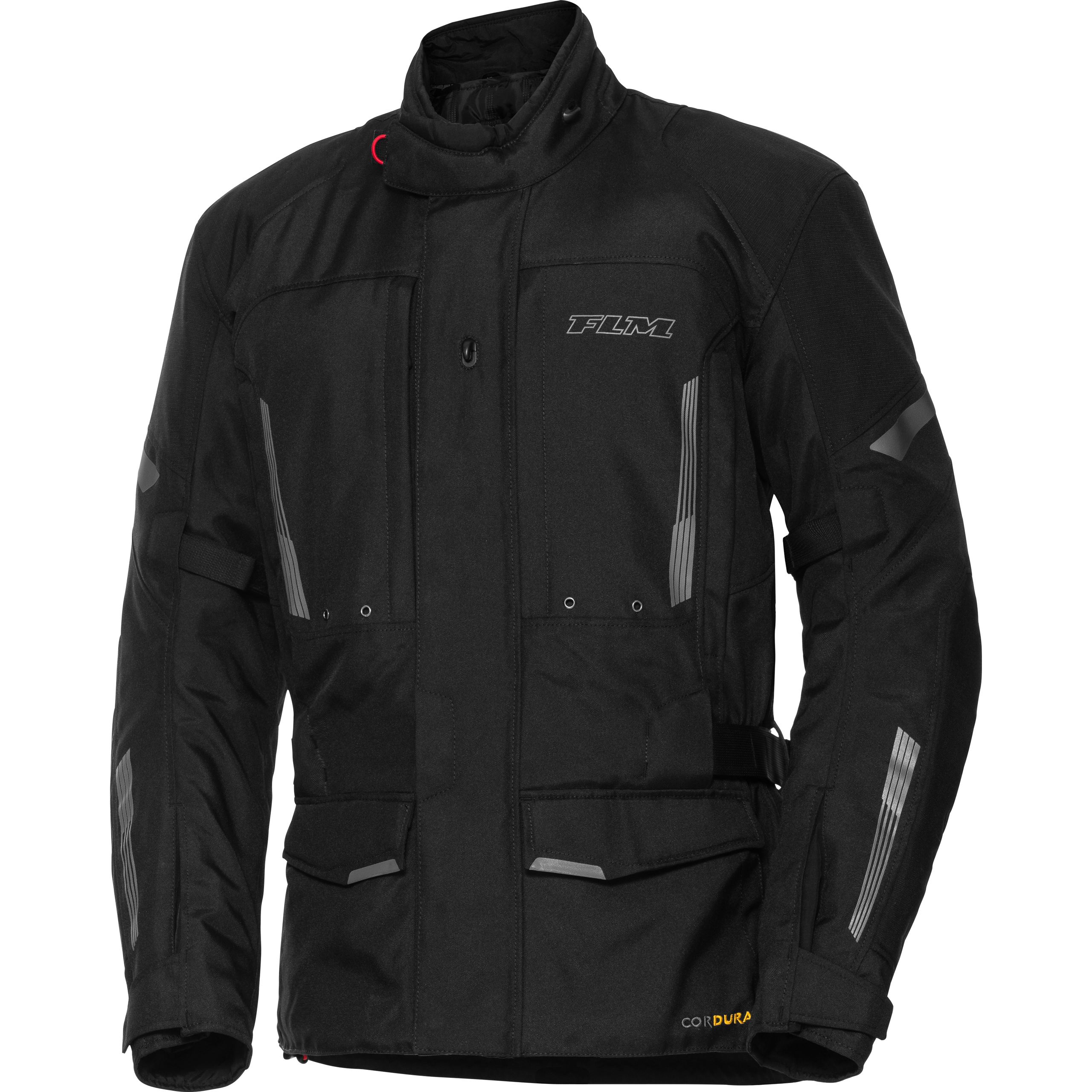 FLM Touren Textiljacke 3.0 schwarz L (kurz) - Motorradbekleidung - Motorradbekleidung Herren