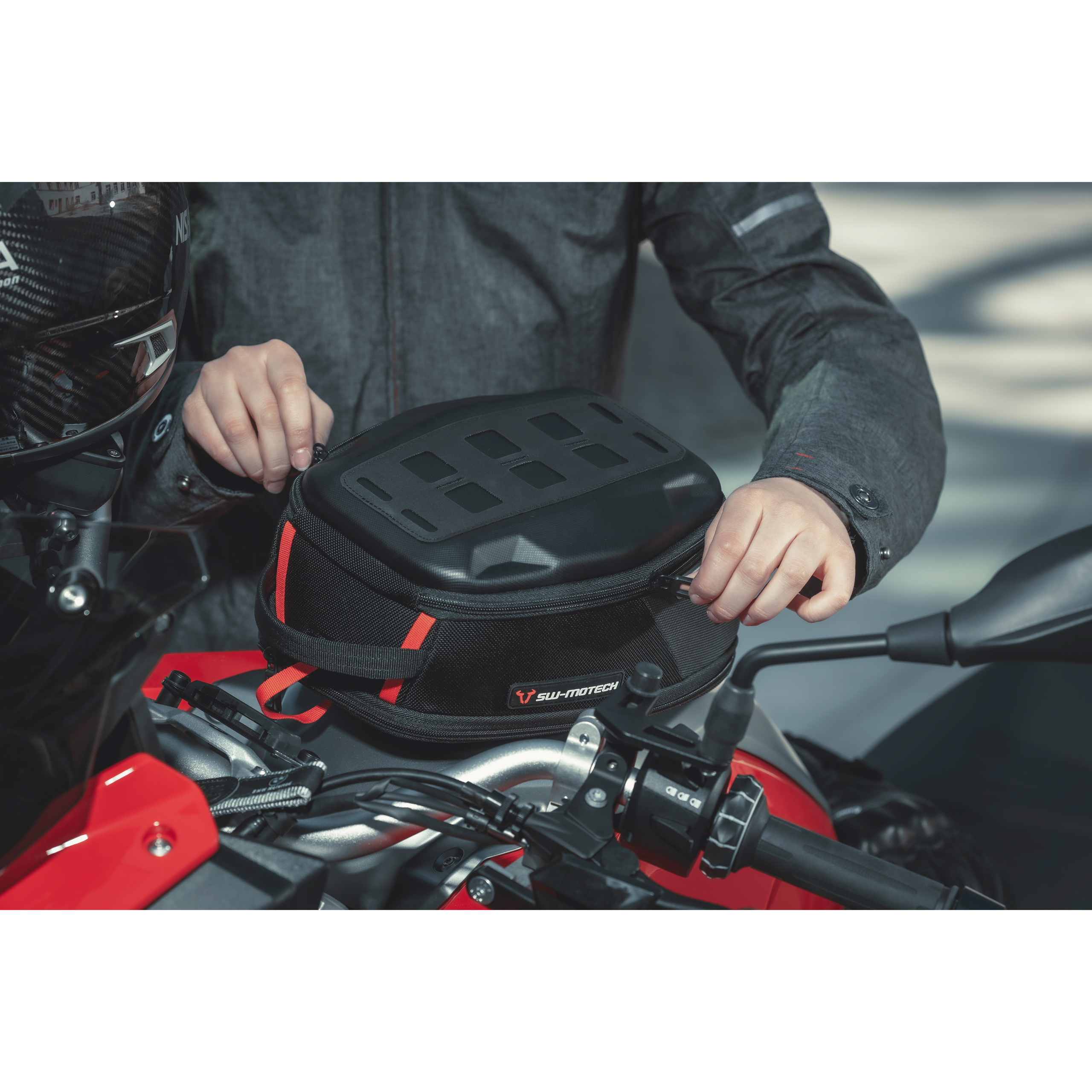 SW-MOTECH-Tankrucksack Quick-Lock PRO Daypack 5-8 Liter Stauraum-5737201000000010