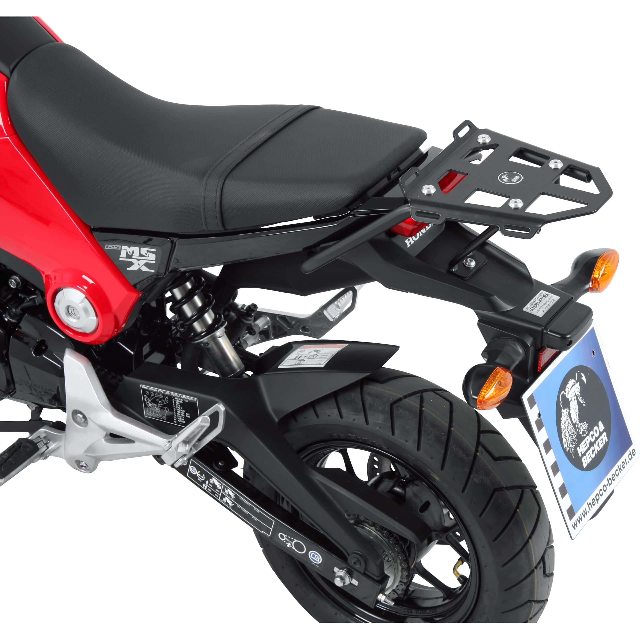 Hepco & Becker Minirack schwarz für Honda MSX 125 2013-2016 - Motorradzubehör - Motorradgepäck