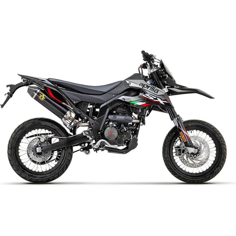 Arrow Exhaust Auspuff Thunder 52510AKN schwarz/Carbon für RX/SX 125 21-23 - Motorradteile & Ersatzteile - Auspuff
