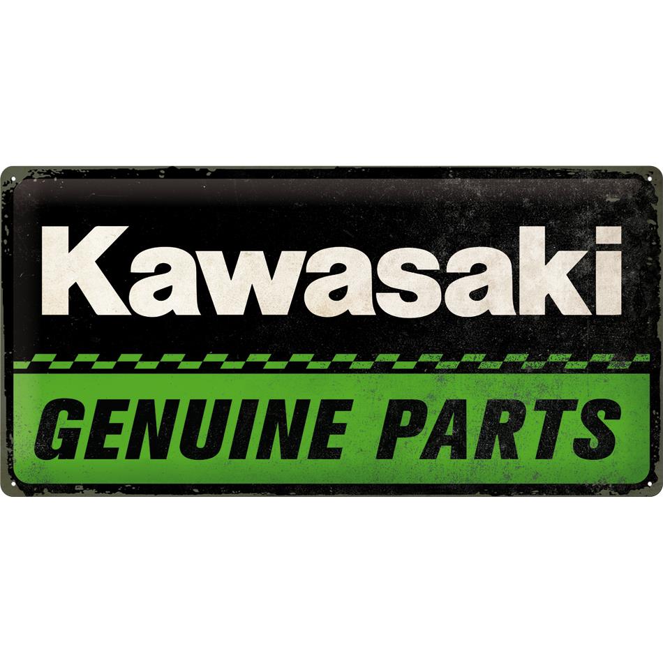 Nostalgic-Art-Blechschild 25 x 50 "Kawasaki – Let the good times roll"-5731471