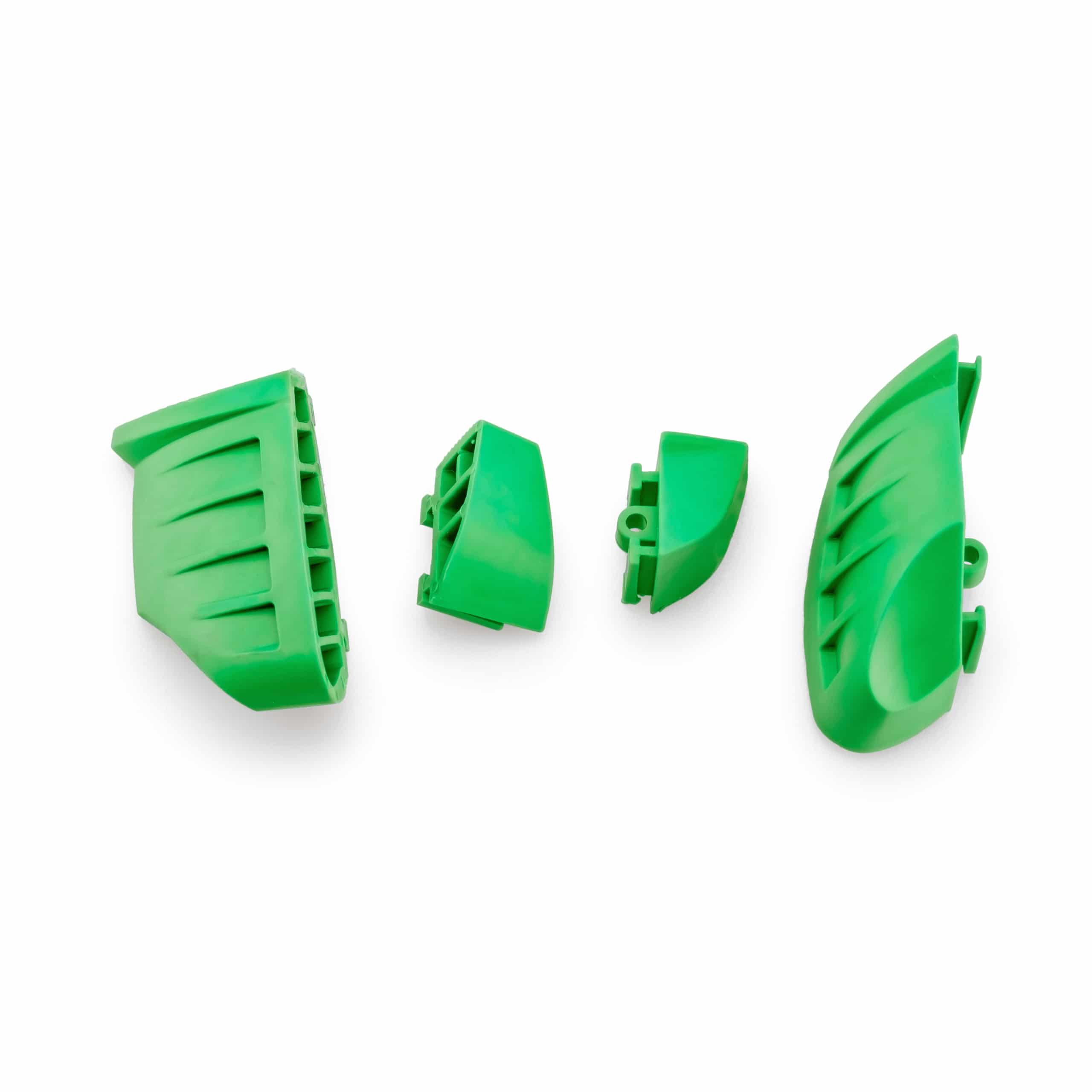 Puig rubber inserts front/rear for crash pads Pro 2.0 green