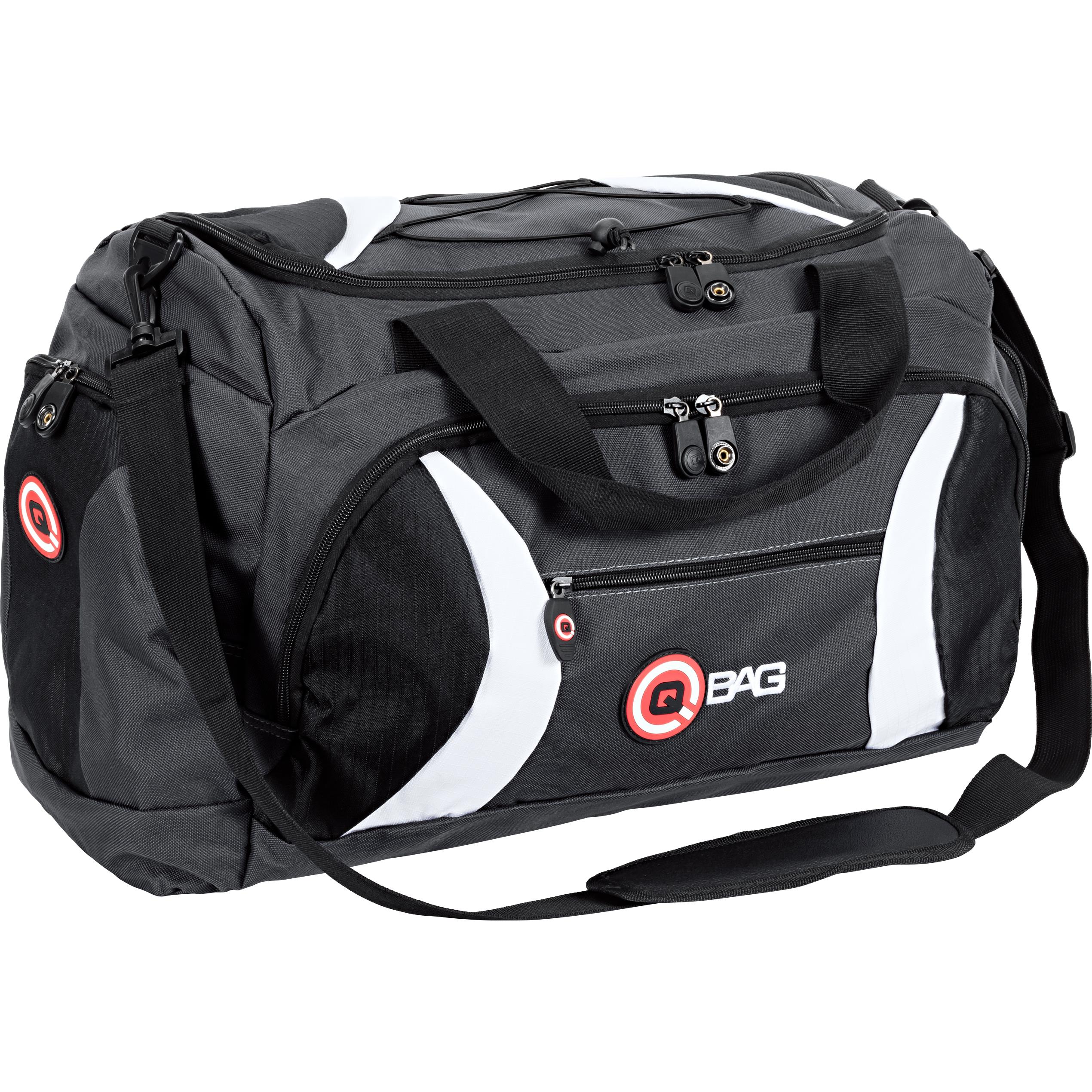 QBag Heck-/Sporttasche 40 Liter Stauraum schwarz/grau/weiß - Motorradzubehör - Reisen & Outdoor