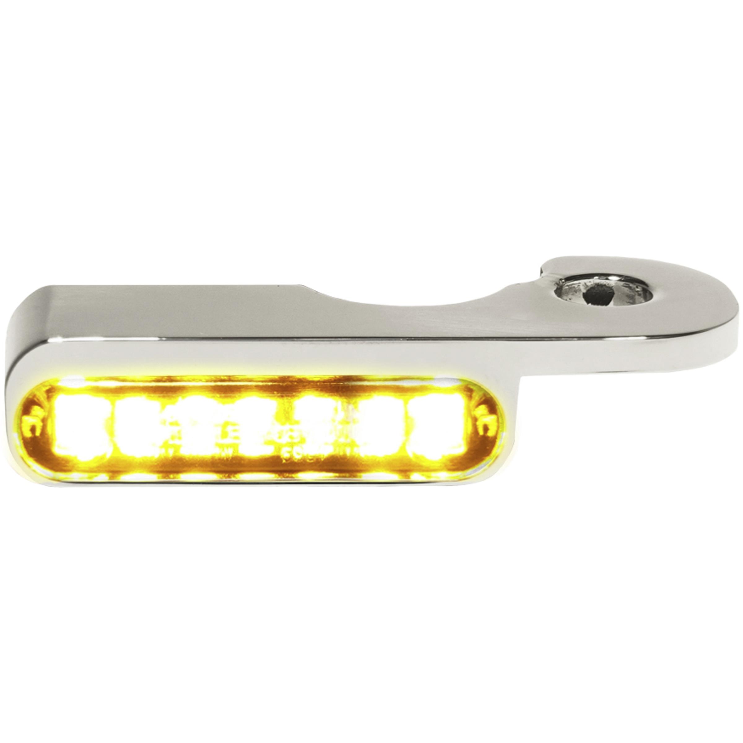 HeinzBikes LED Alu Blinkerpaar vorne für Harley-Davidson Breakout chrom - Motorradteile & Ersatzteile - Beleuchtung