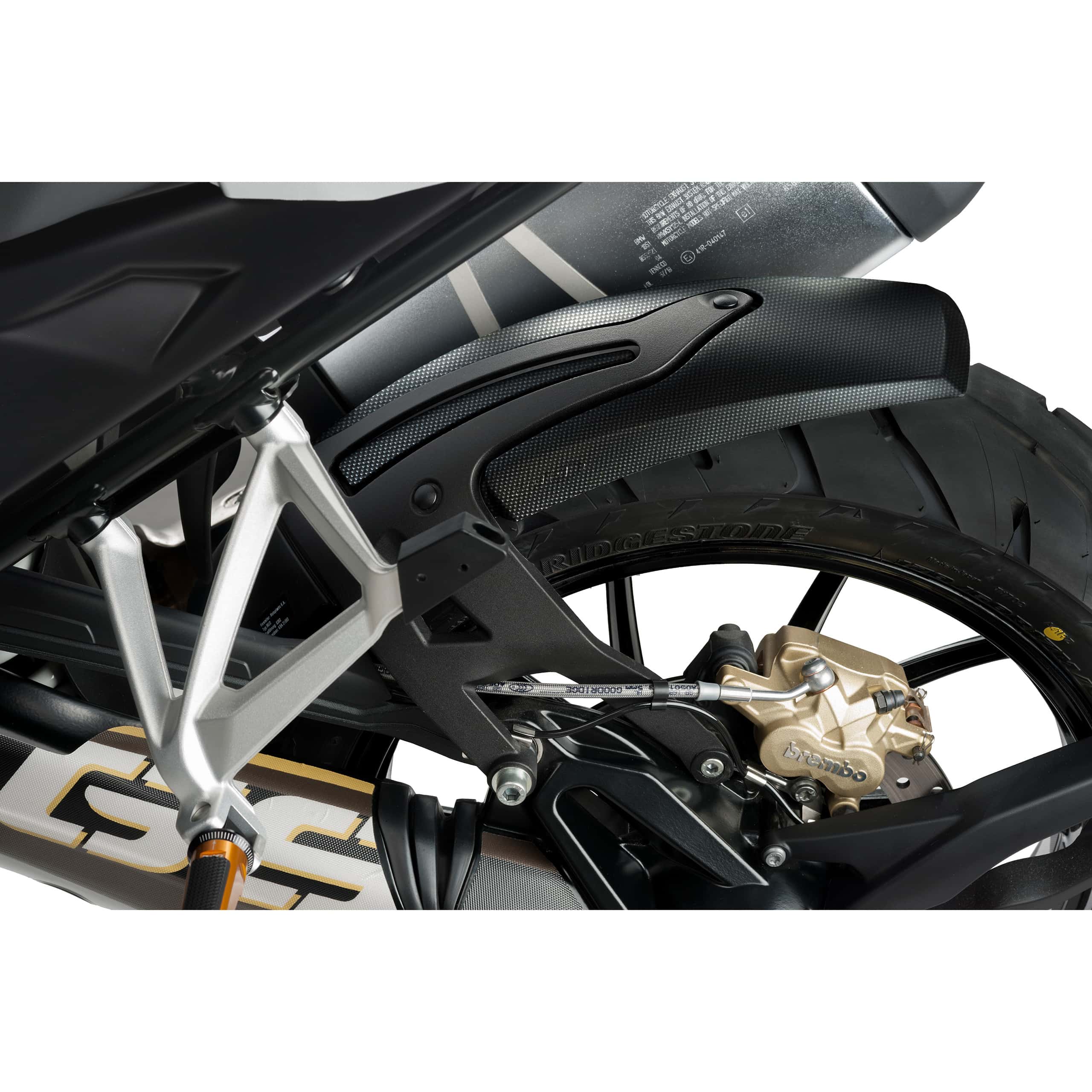 Puig couvre-roue arrière aspect carbone pour BMW R 1200/1250 GS/A 2018-