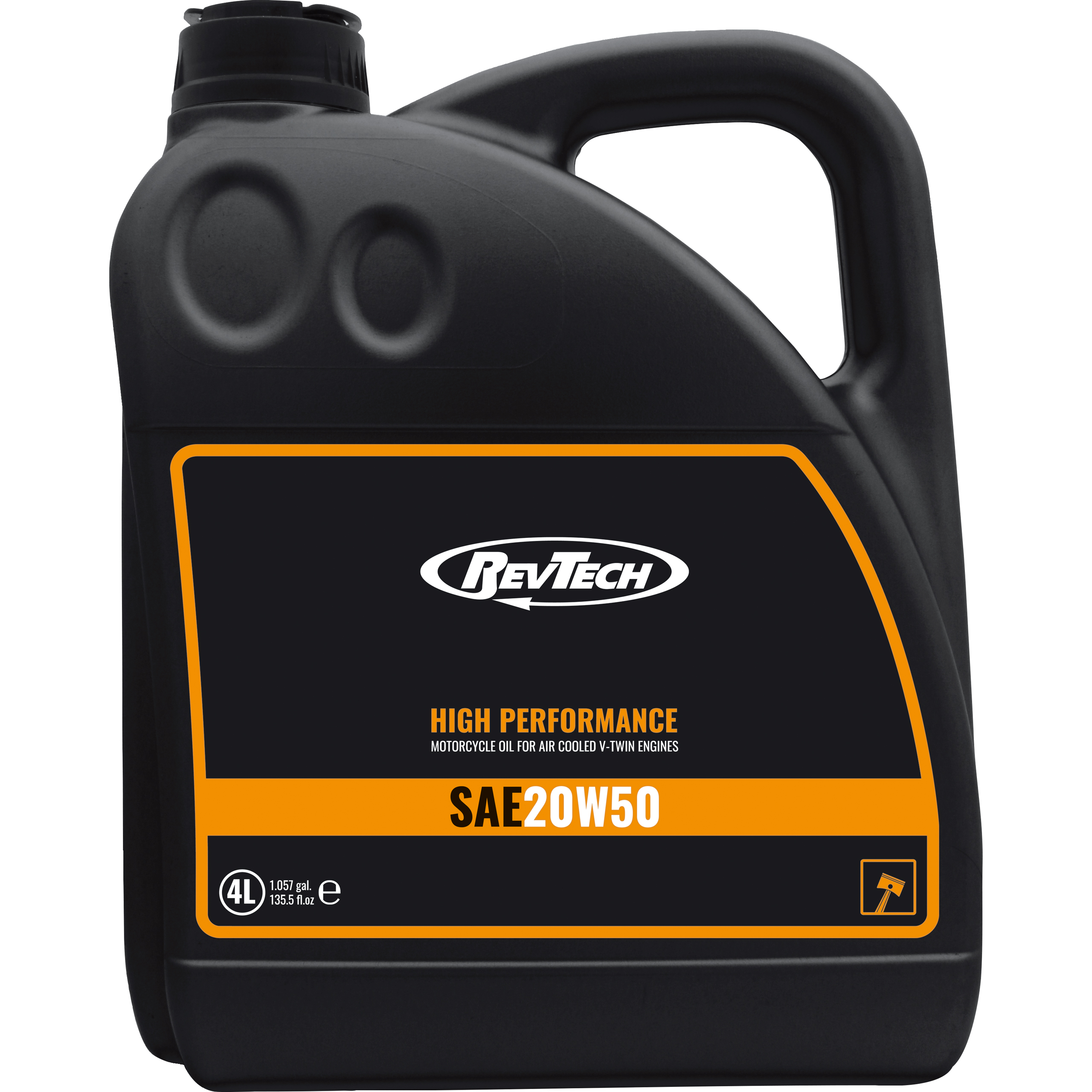 RevTech High Performance Motoröl SAE 20W50 4000 ml - Motorradzubehör - Öle & Schmiermittel