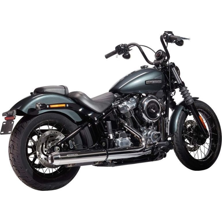 Miller Exhaust Auspuff Tapered poliert für HD Heritage Classic 114 2025- - Motorradteile & Ersatzteile - Auspuff