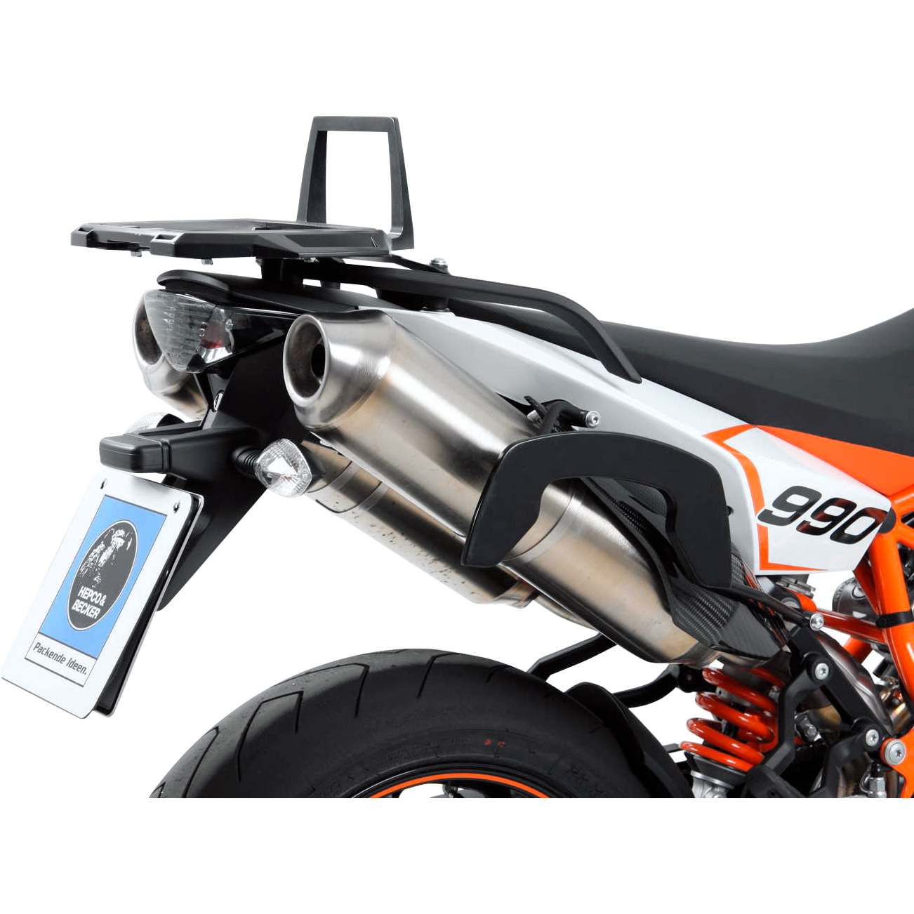Hepco & Becker C-Bow Seitentaschenhalter schwarz für KTM 990 SMR - Motorradzubehör - Motorradgepäck