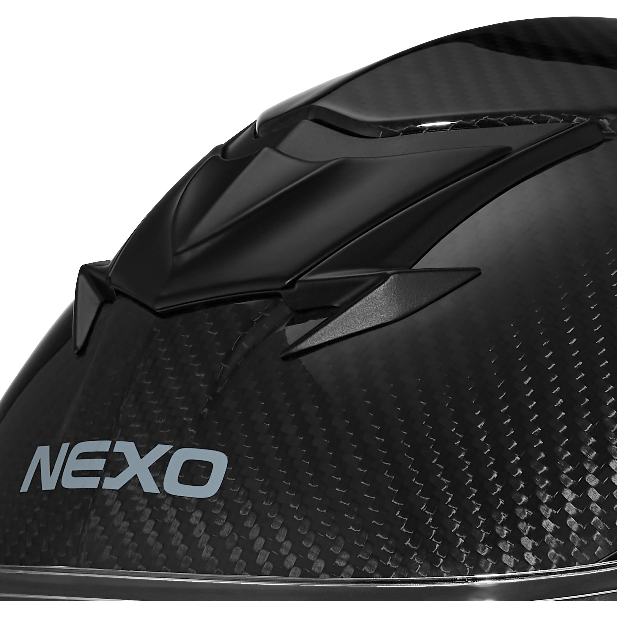 Nexo-Klapphelm Carbon Travel II schwarz-4701011999014